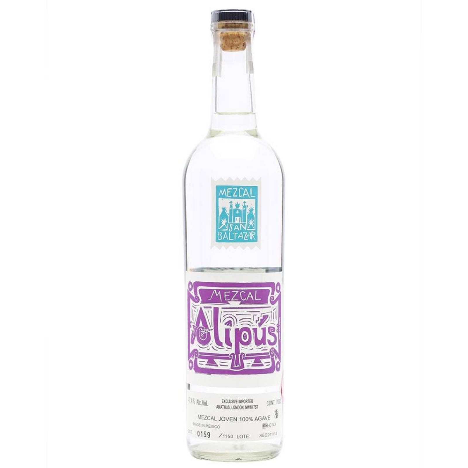 Pack de 6 Mezcal Alipus San Andres 100% 750 ml 