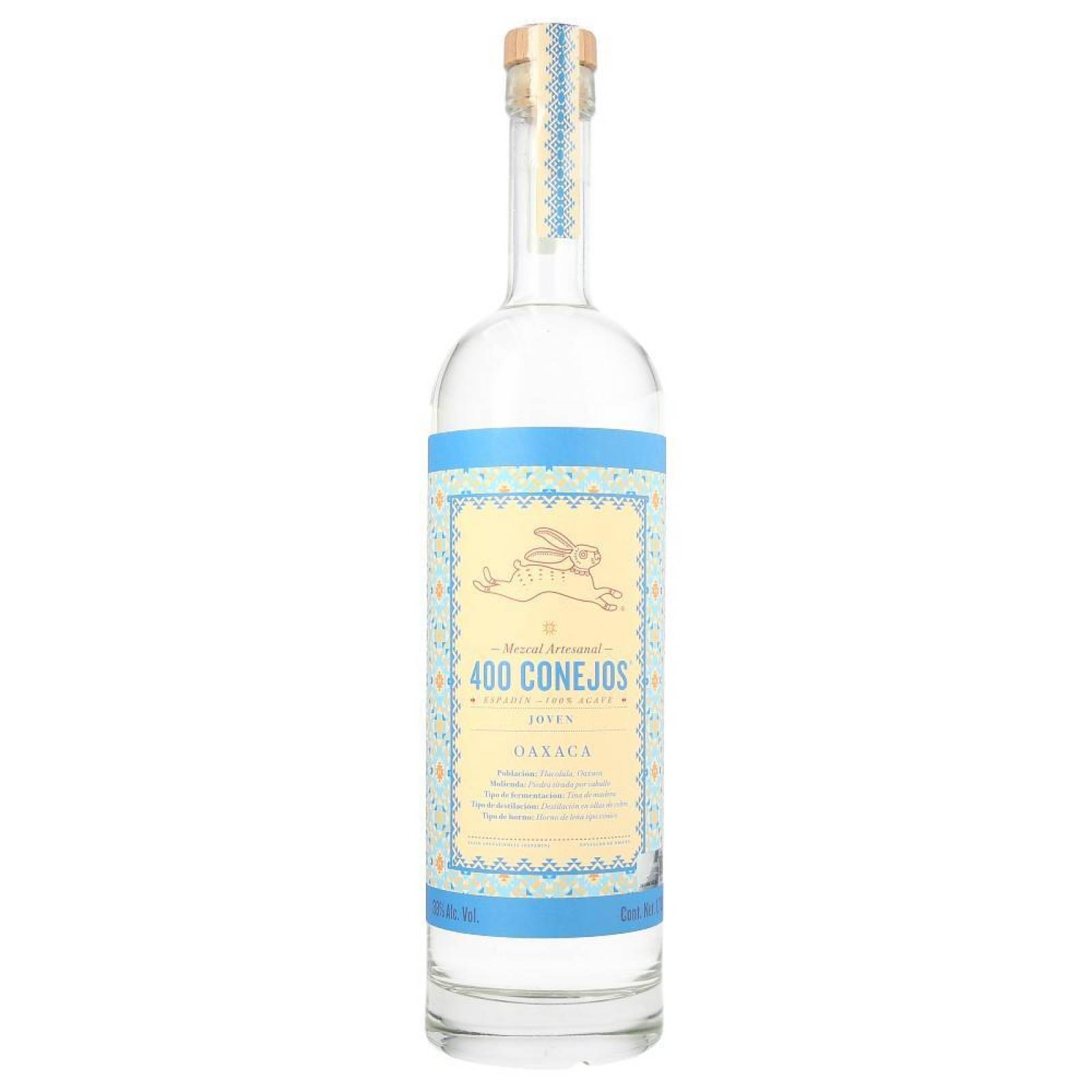 Pack de 2 Mezcal 400 Conejos Joven 1.75 L 