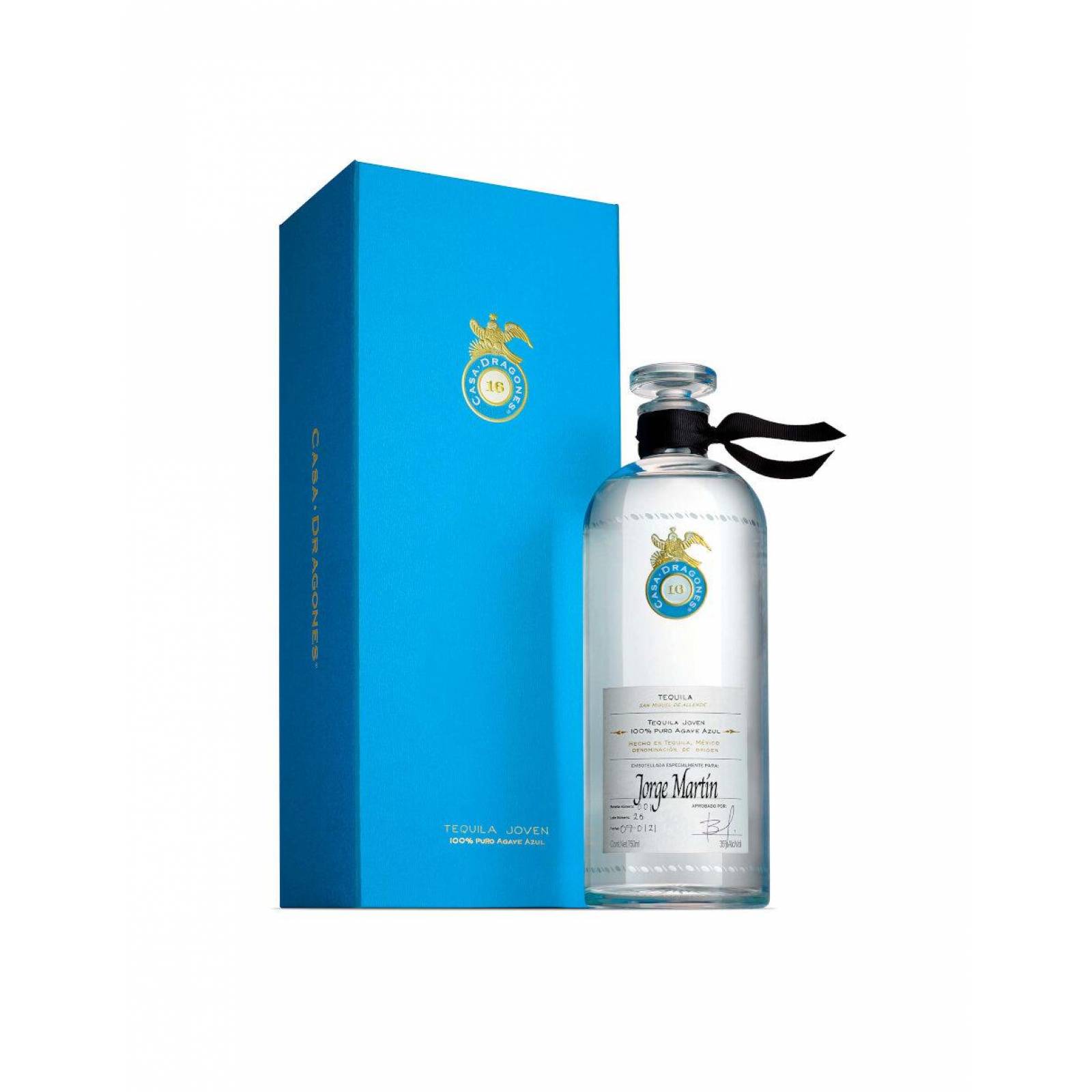 Pack de 2 Tequila Casa Dragones Joven Personalizada 750 ml 