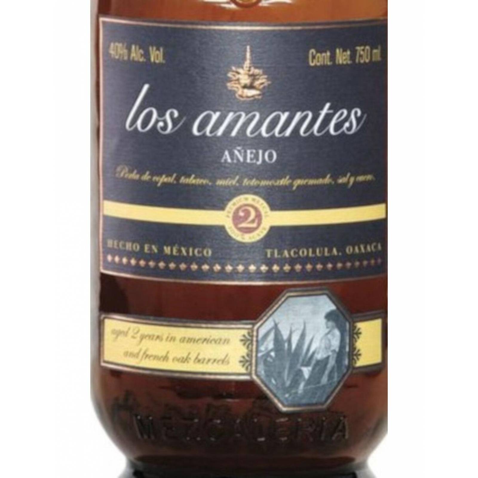 Mezcal Los Amantes Añejo 100% 750 ml