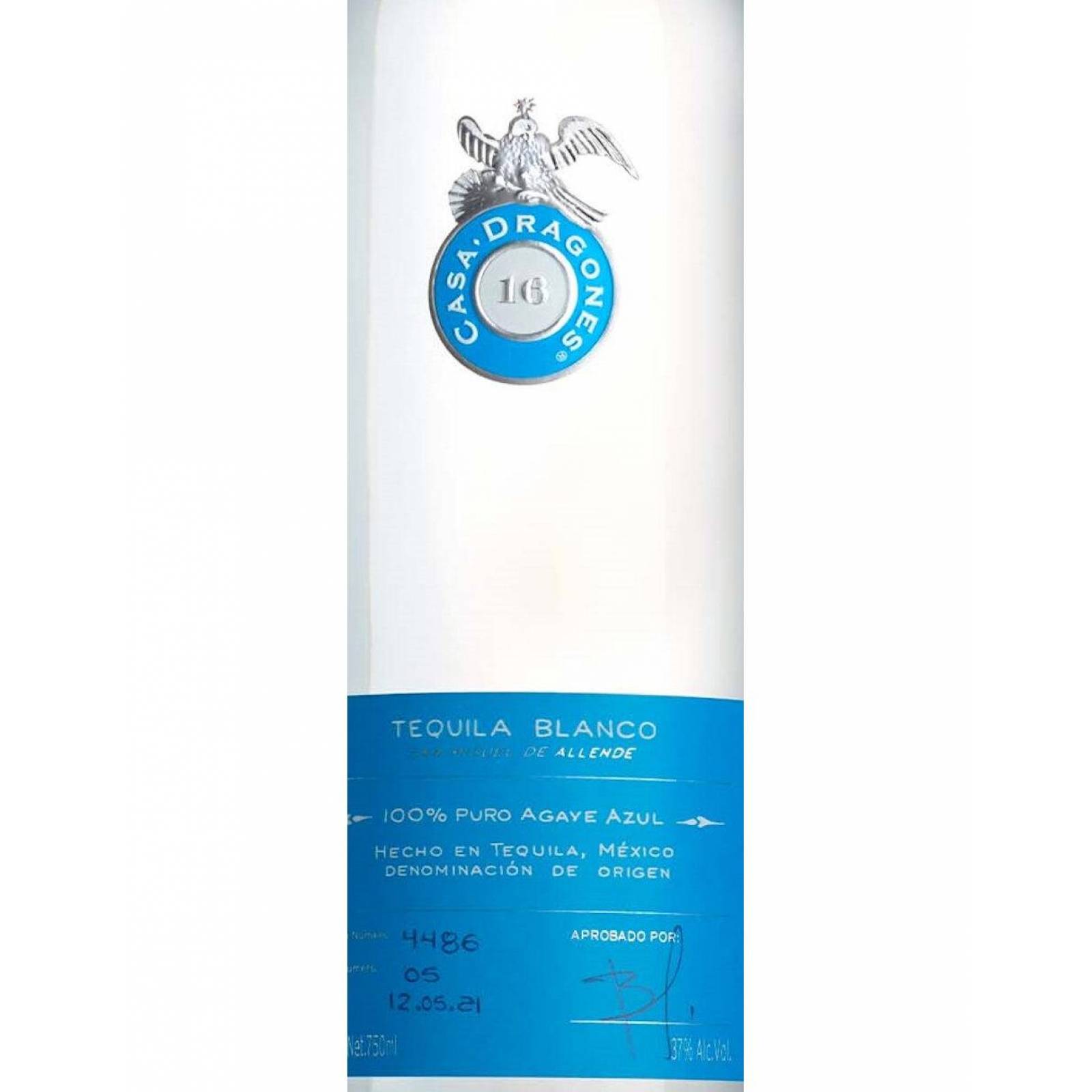Tequila Casa Dragones Blanco 750 ml 