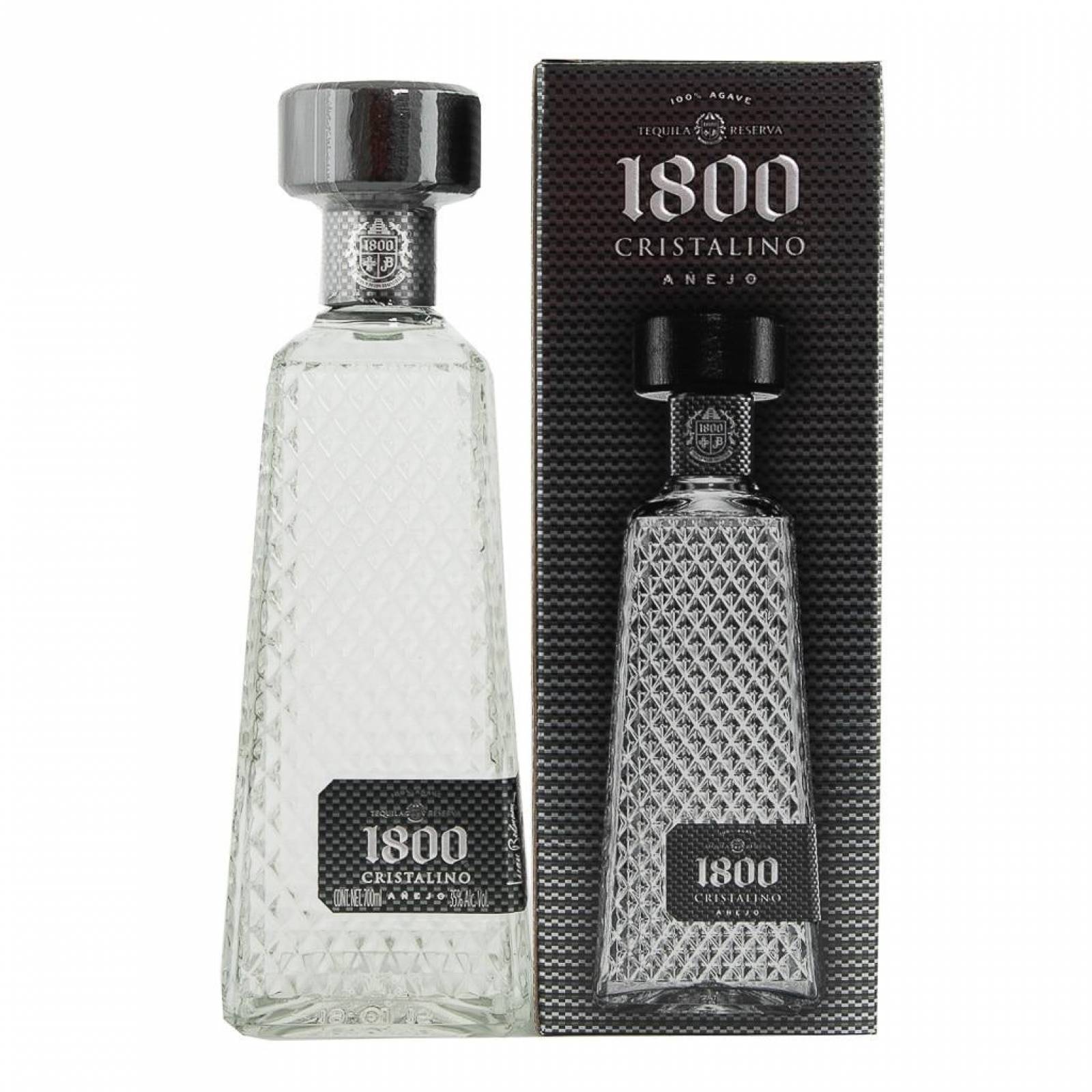 Tequila 1800 Añejo Cristalino 1.75 L 