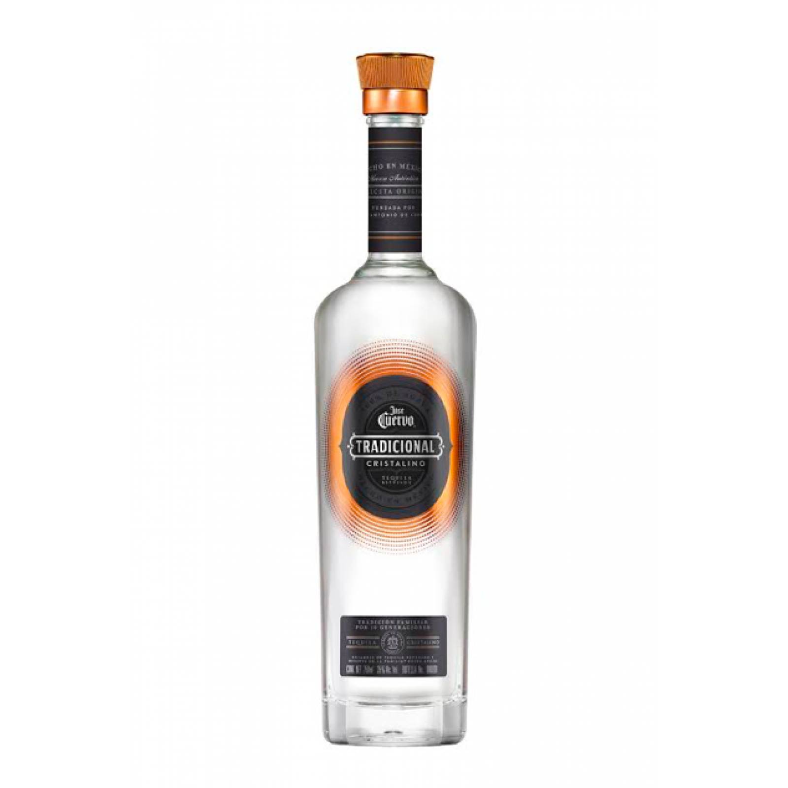 Tequila Jose Cuervo Tradicional Reposado Cristalino 750 ml 