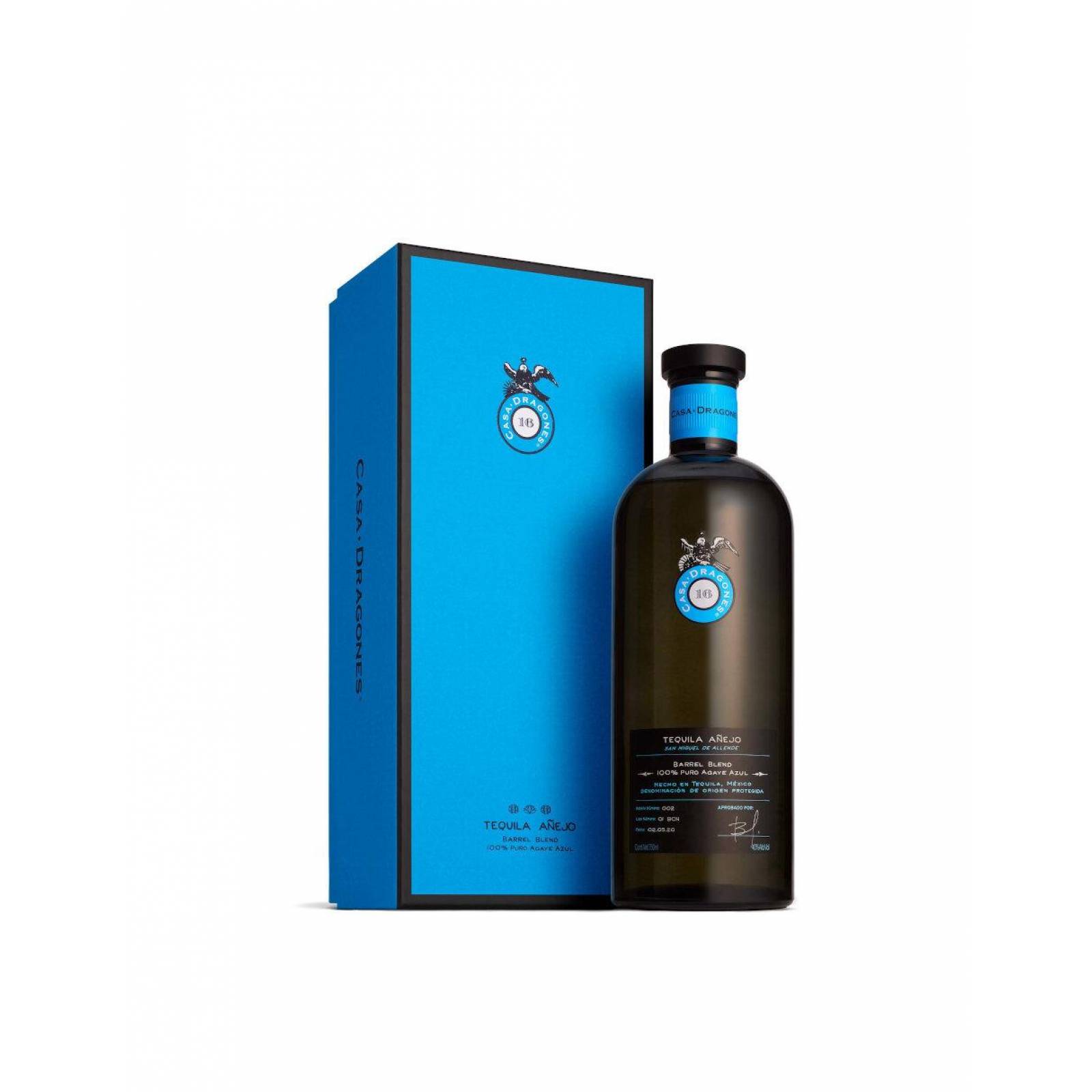 Pack de 12 Tequila Casa Dragones Añejo 750 ml