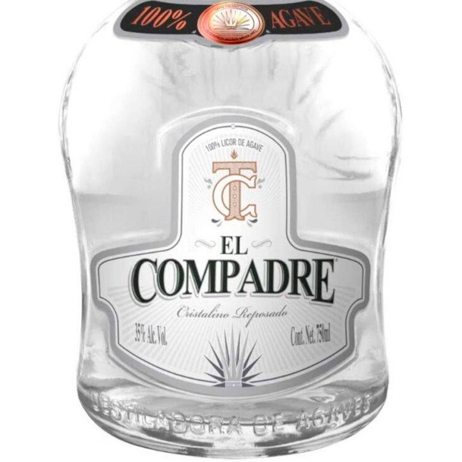 Tequila El Compadre Cristalino 1 L