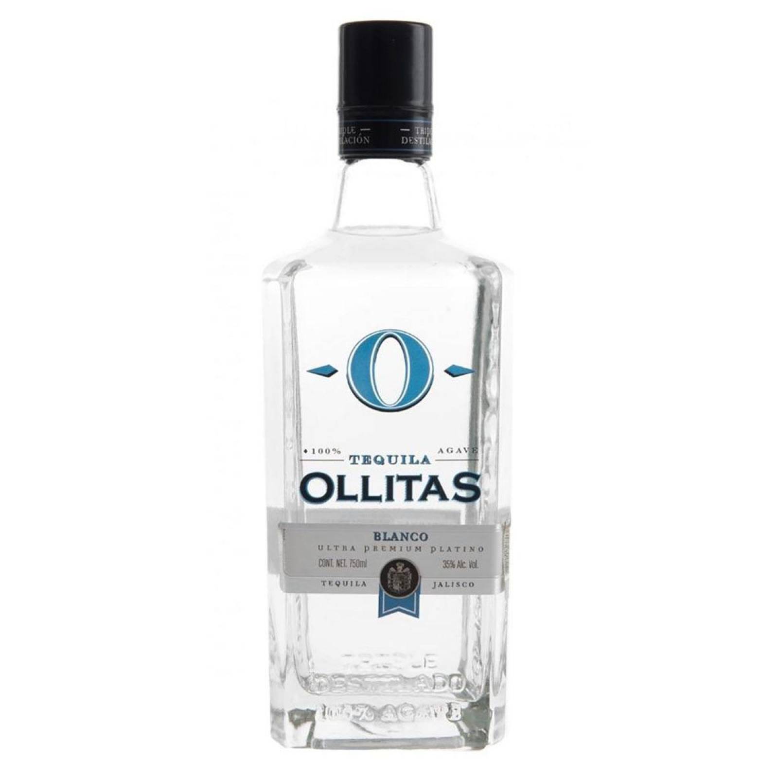 Pack de 2 Tequila Orendain Ollitas Blanco Triple Destilado 1 L 