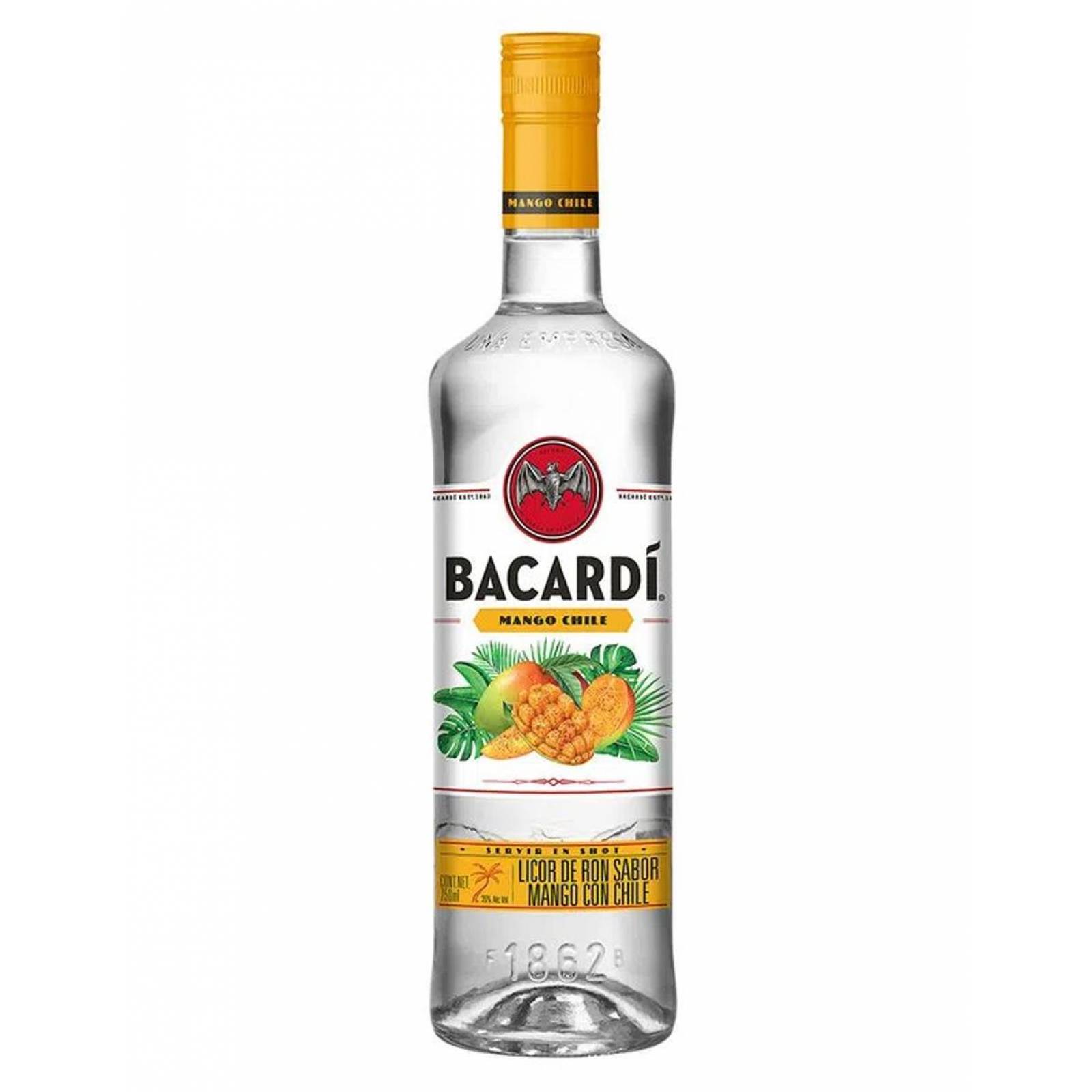 Licor de Ron Bacardi Mango Chile 750 ml 