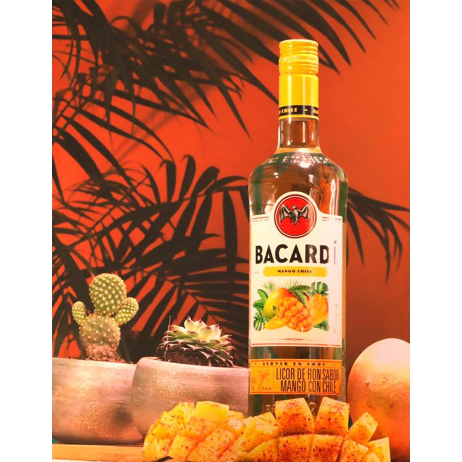 Licor de Ron Bacardi Mango Chile 750 ml 