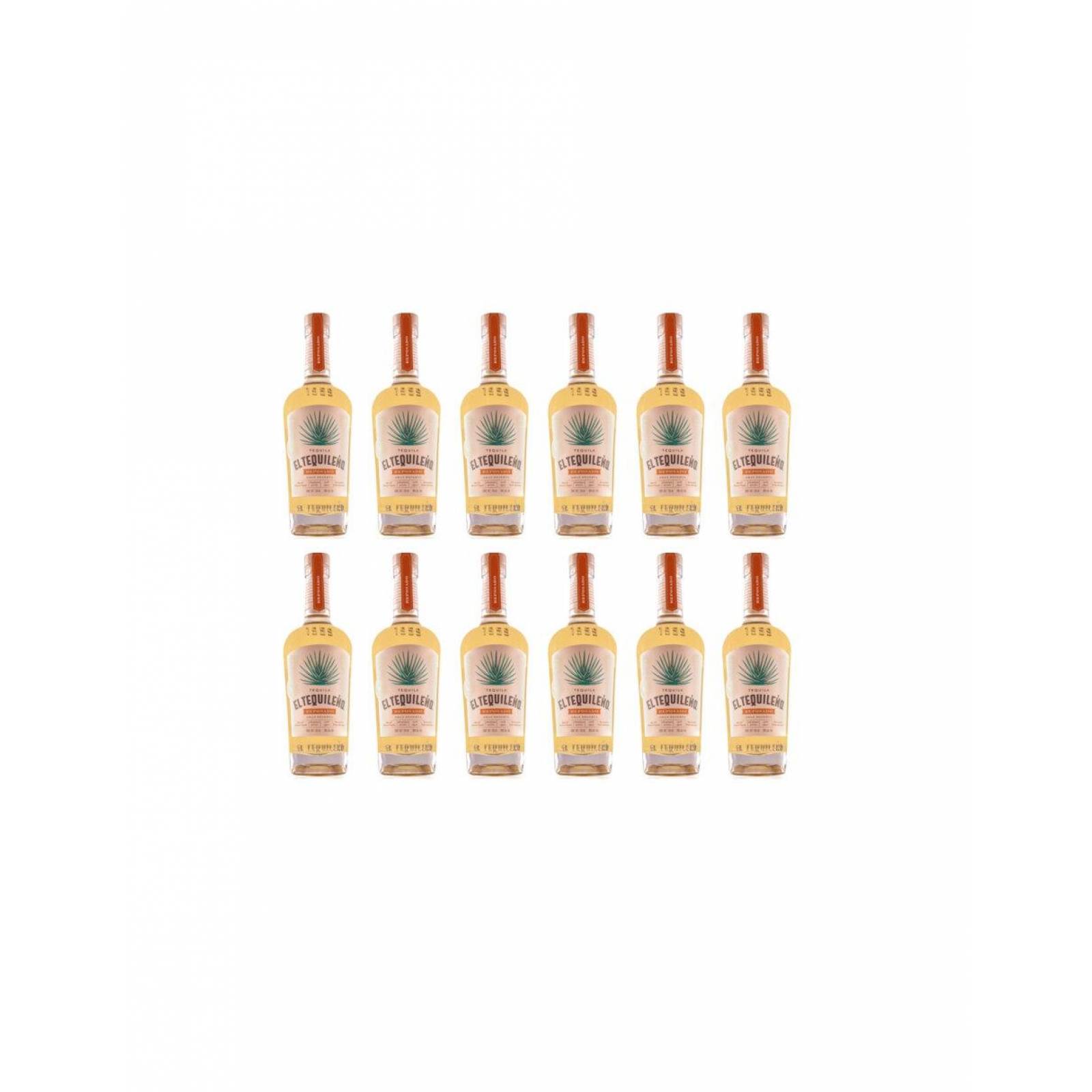 Pack de 12 Tequila Tequileño Reposado Gran Reserva 750 ml 