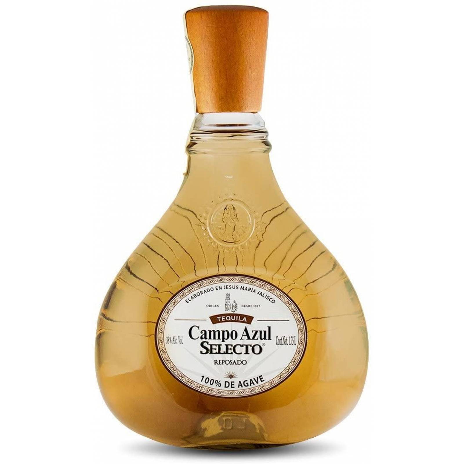 Pack de 6 Tequila Campo Azul Selecto Añejo 750 ml 