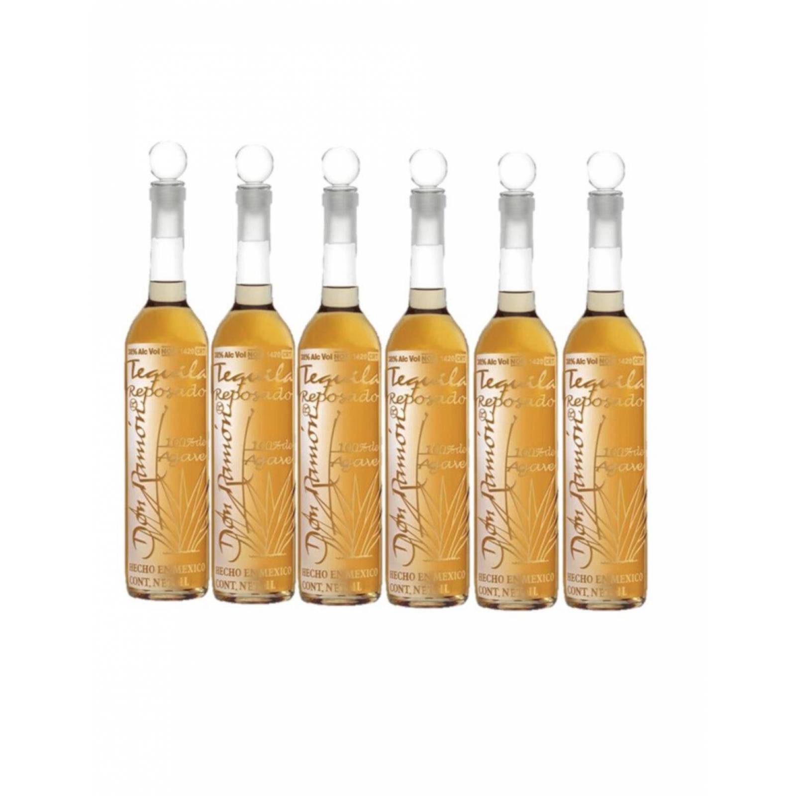 Pack de 6 Tequila Don Ramon Reposado 1 L 