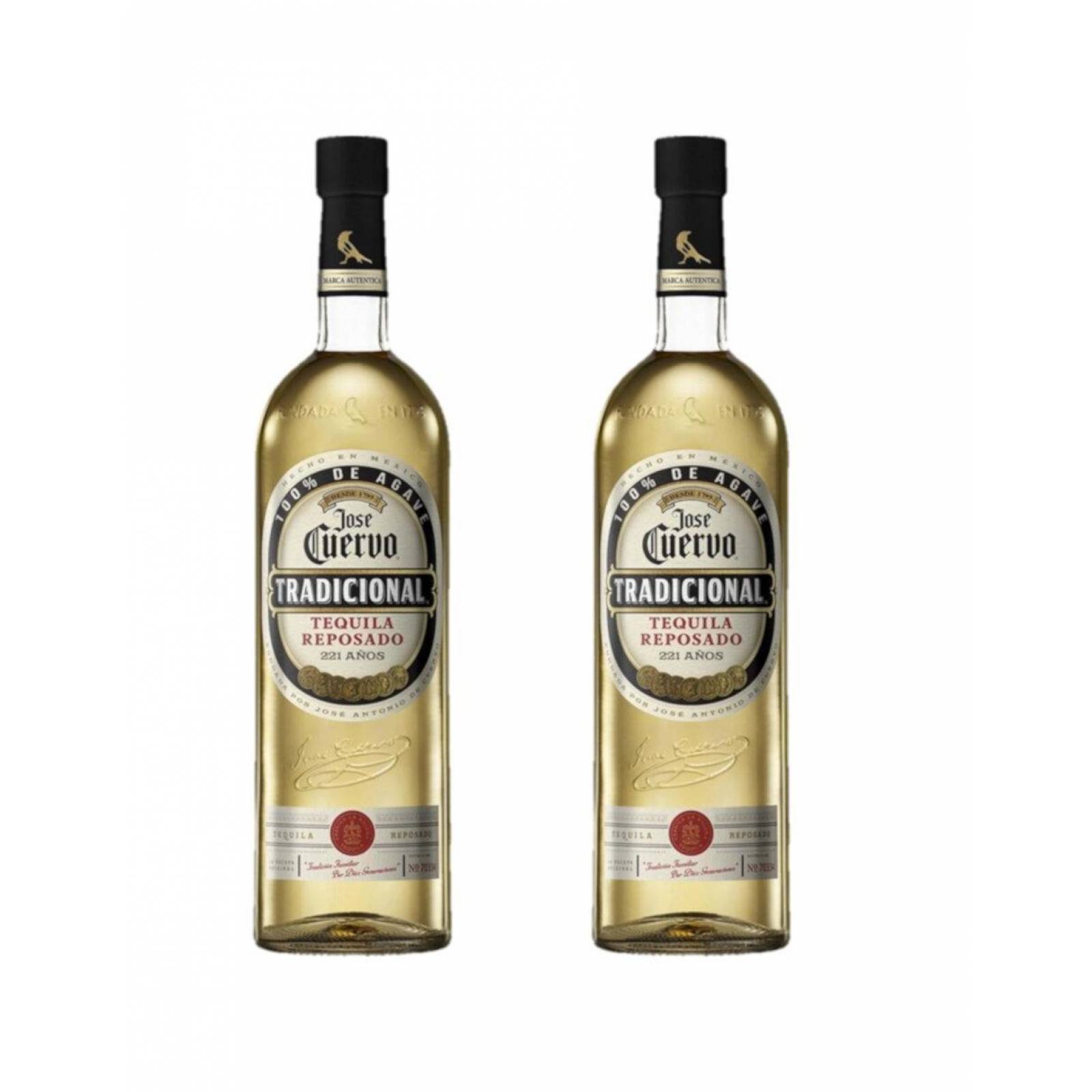 Pack de 2 Tequila Jose Cuervo Tradicional Reposado 950 ml 