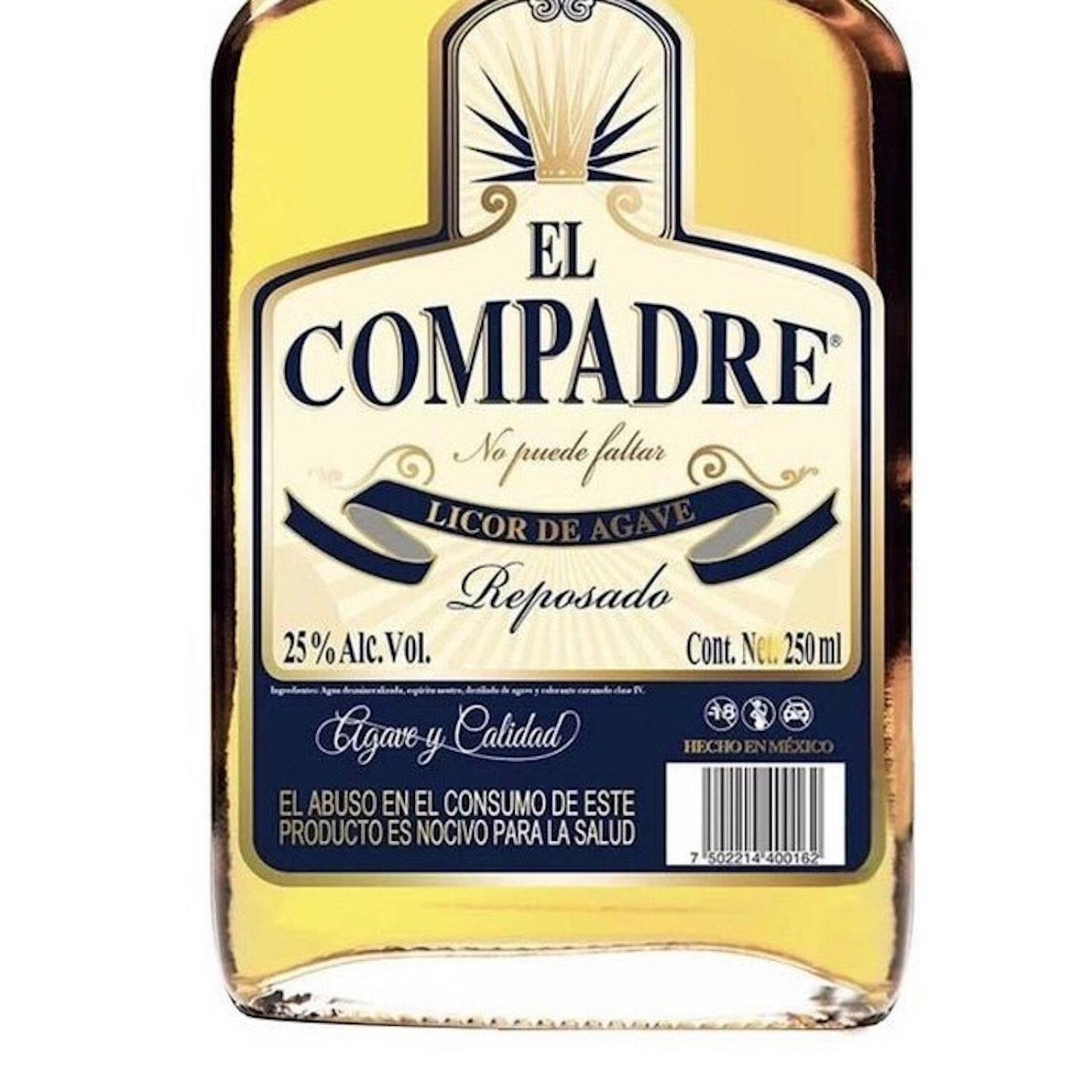 Licor De Agave El Compadre 250 ml 