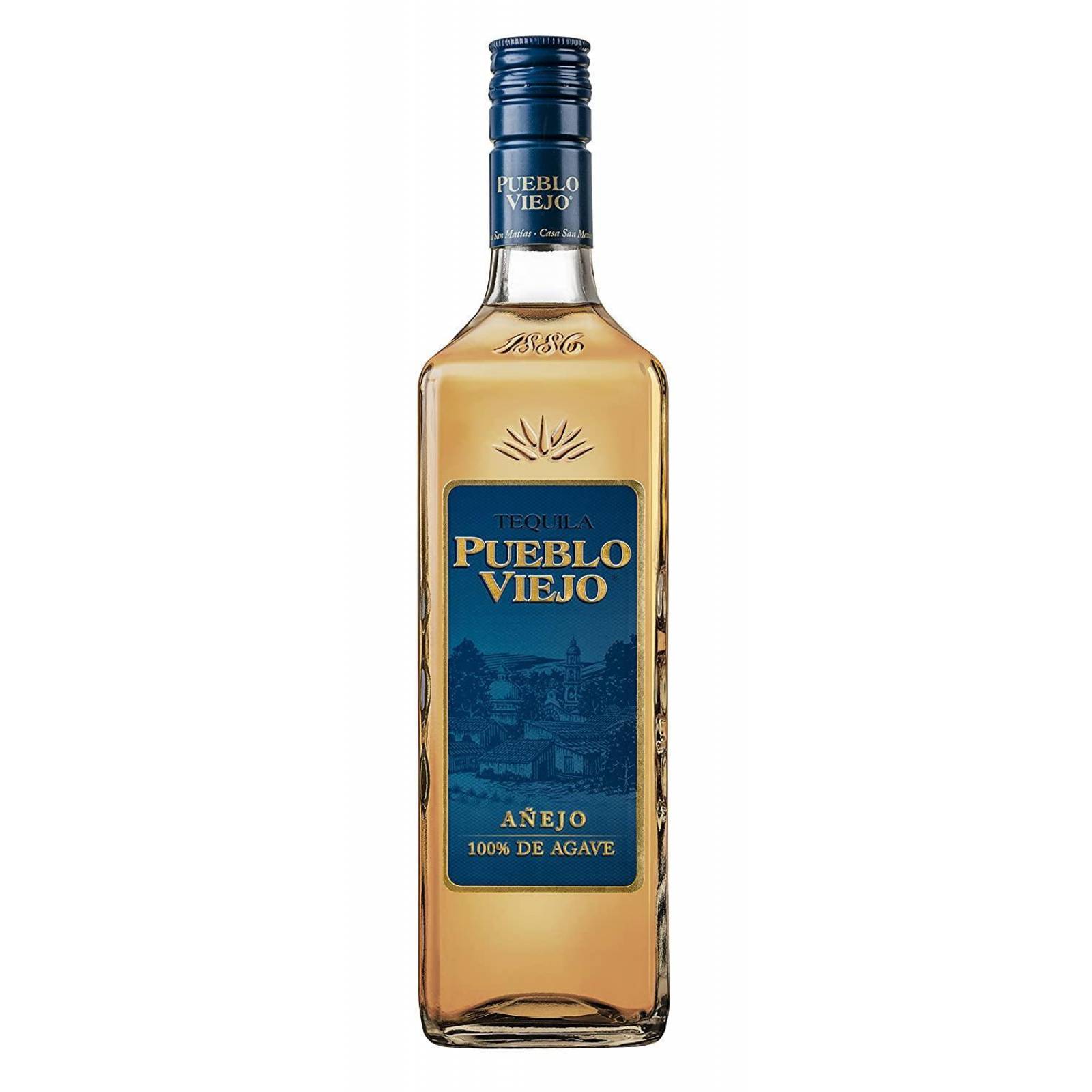 Pack de 6 Tequila Pueblo Viejo Añejo 700 ml