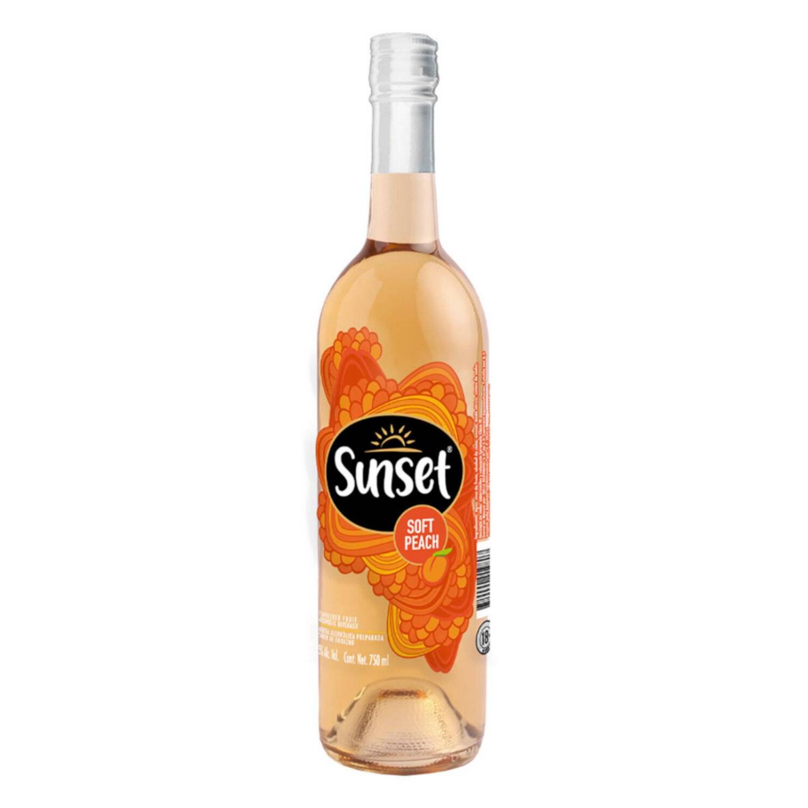 Licor Sunset Soft Peach Durazno 750 ml 