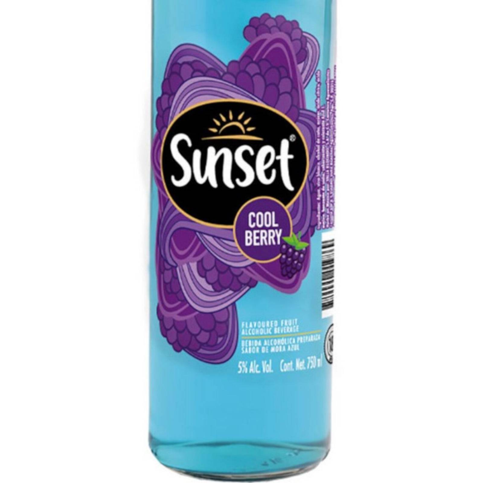 Licor Sunset Cool Berry 750 ml 