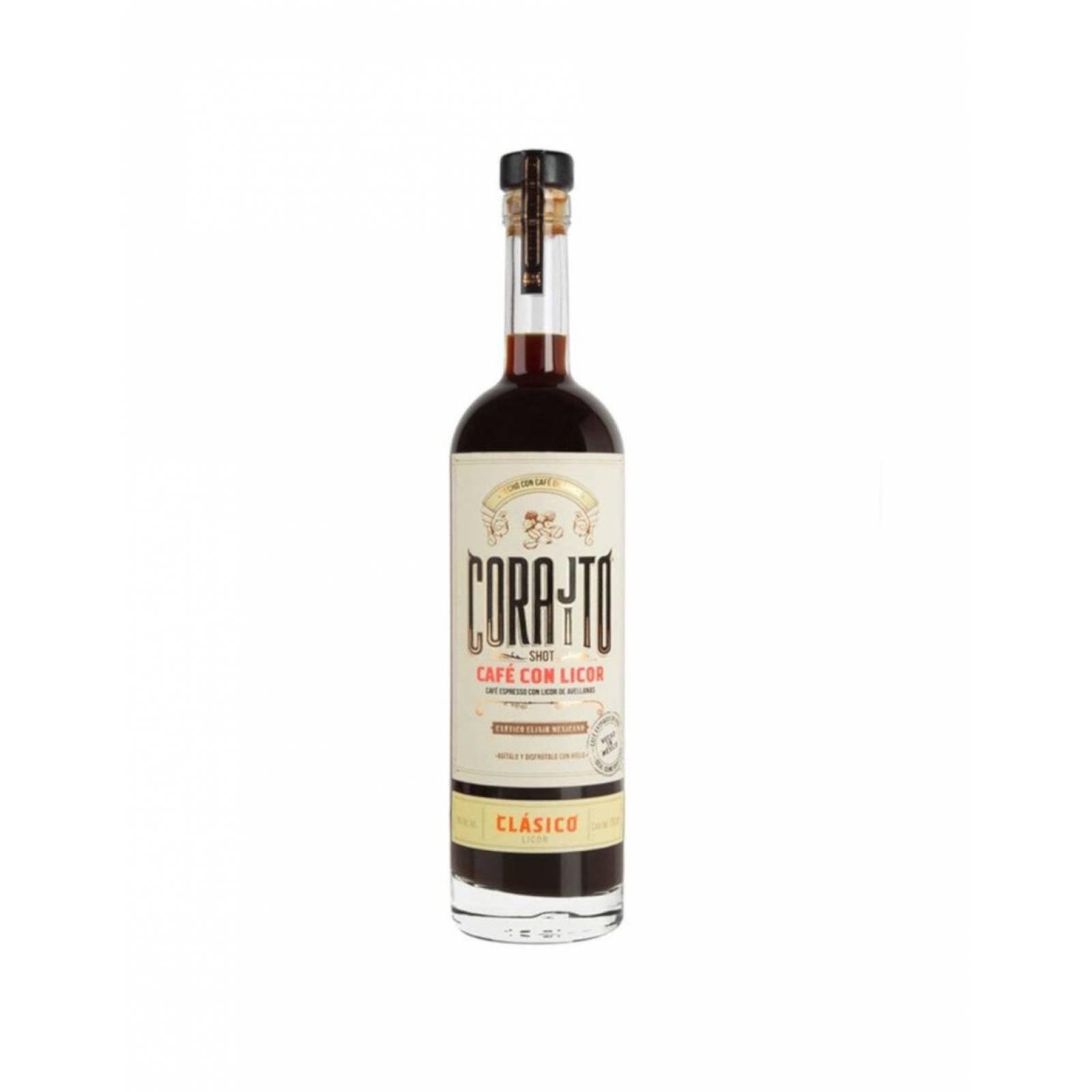 Cafe con Licor Corajito Shot Clasico 750 ml 