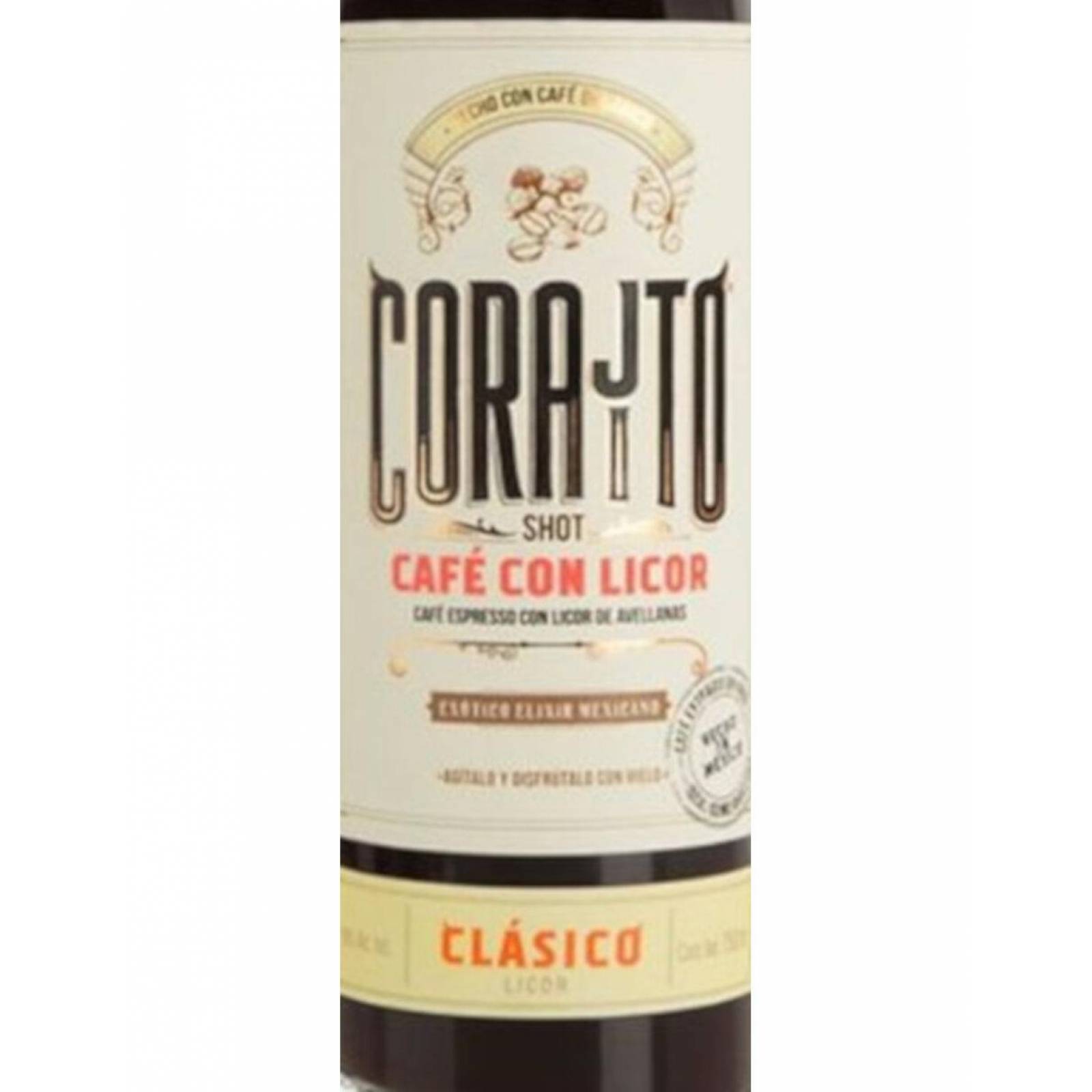 Cafe con Licor Corajito Shot Clasico 750 ml 