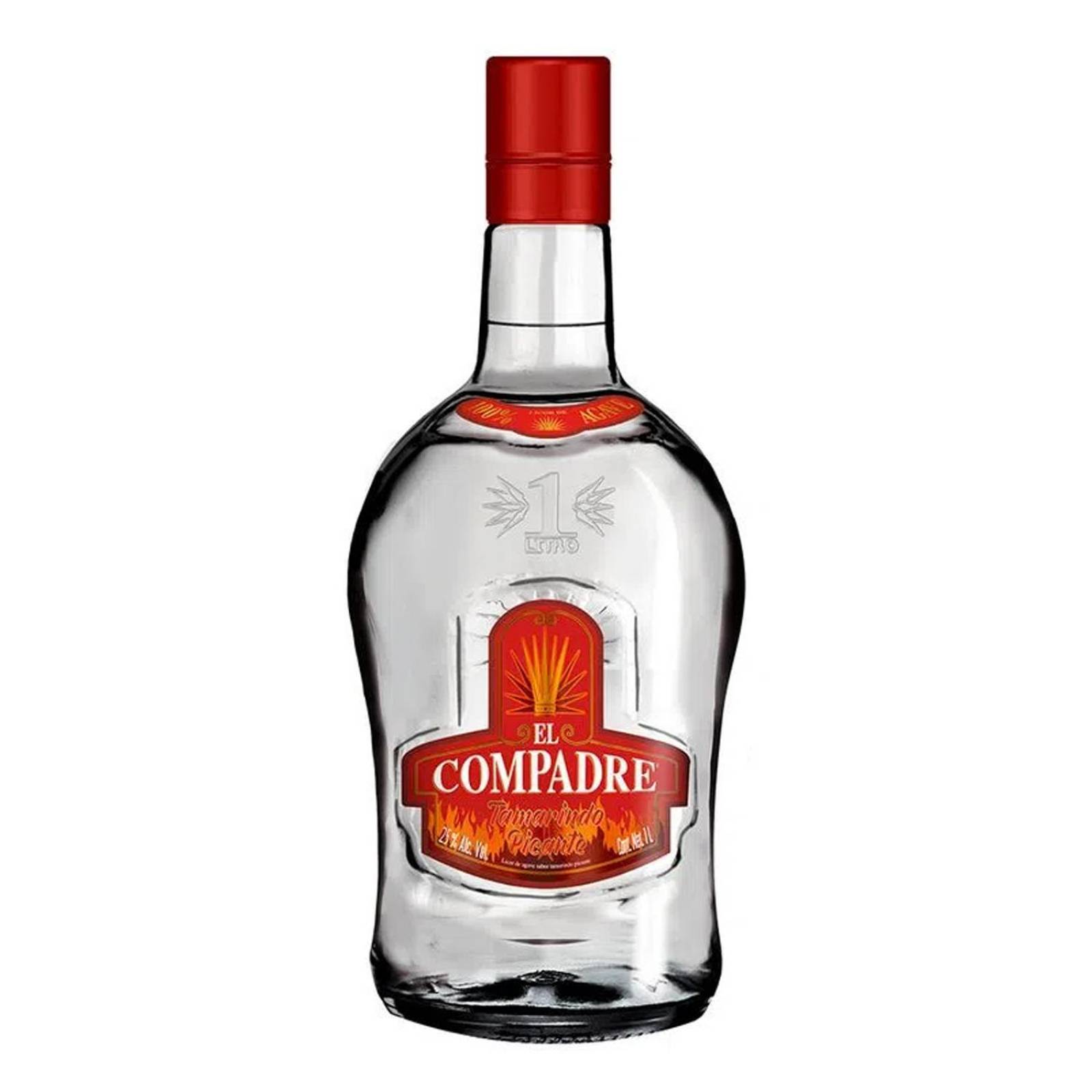 Licor de Agave El Compadre Tamarindo Picante 1 L 