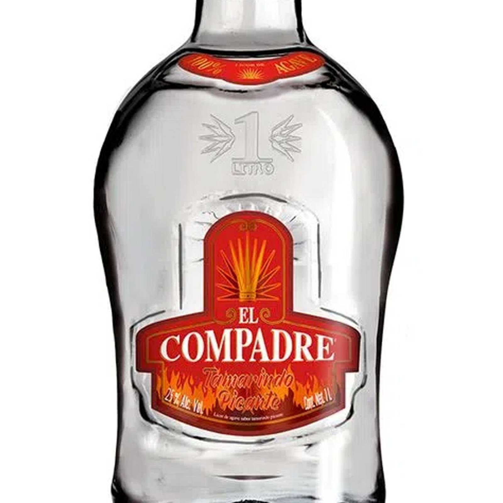 Licor de Agave El Compadre Tamarindo Picante 1 L 