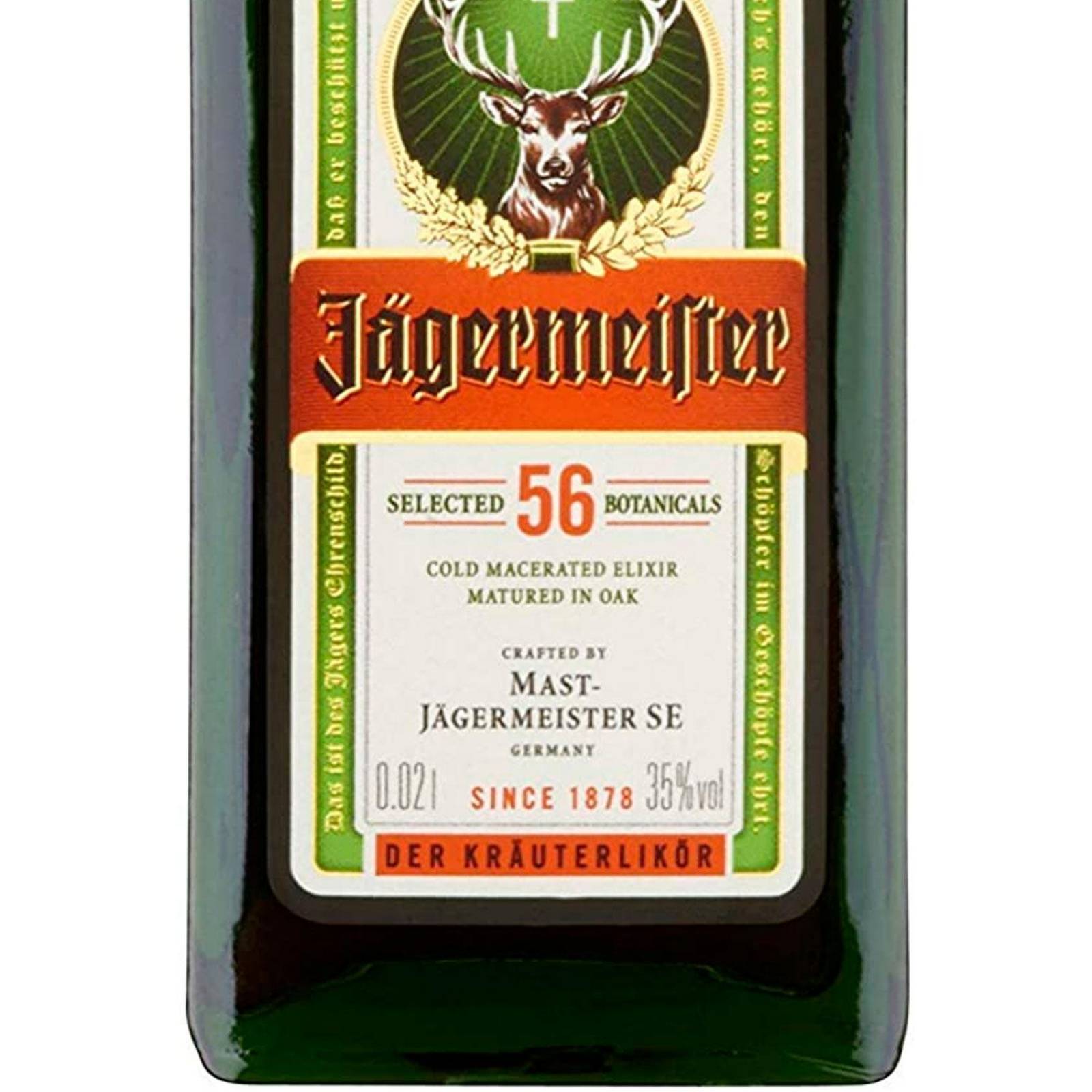 Pack de 4 Licor Jagermeister Mini 20 ml Jagermeister Mini