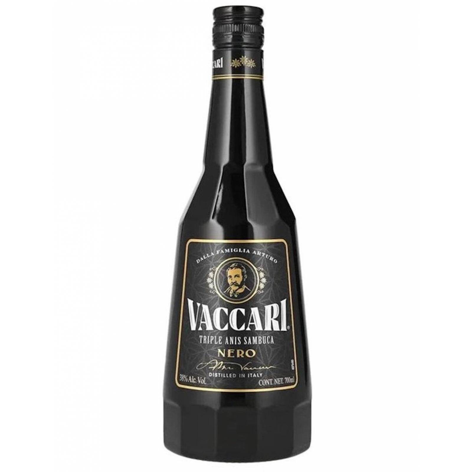 Licor de Sambuca Vaccari Nero 700 ml 