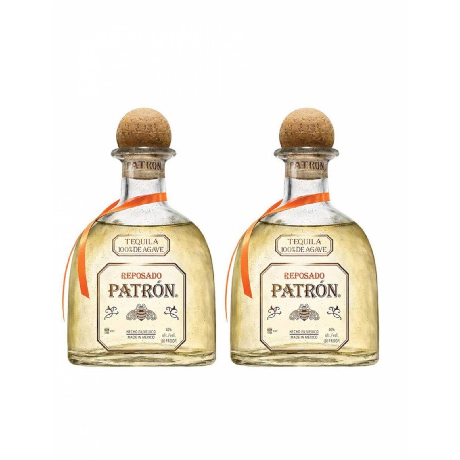 Pack de 2 Tequila Patrón Reposado 750 ml