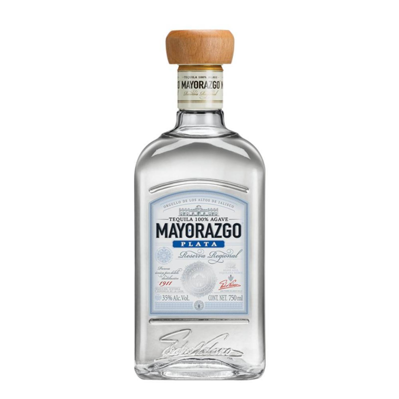 Caja de 12 Tequila Mayorazgo Plata 750 ml 