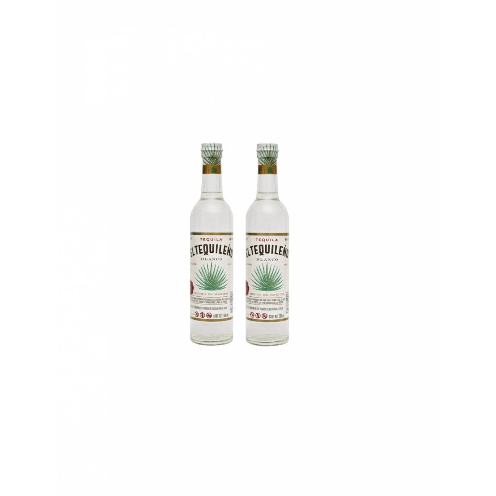 Pack de 2 Tequila Tequileño Blanco 500 ml 