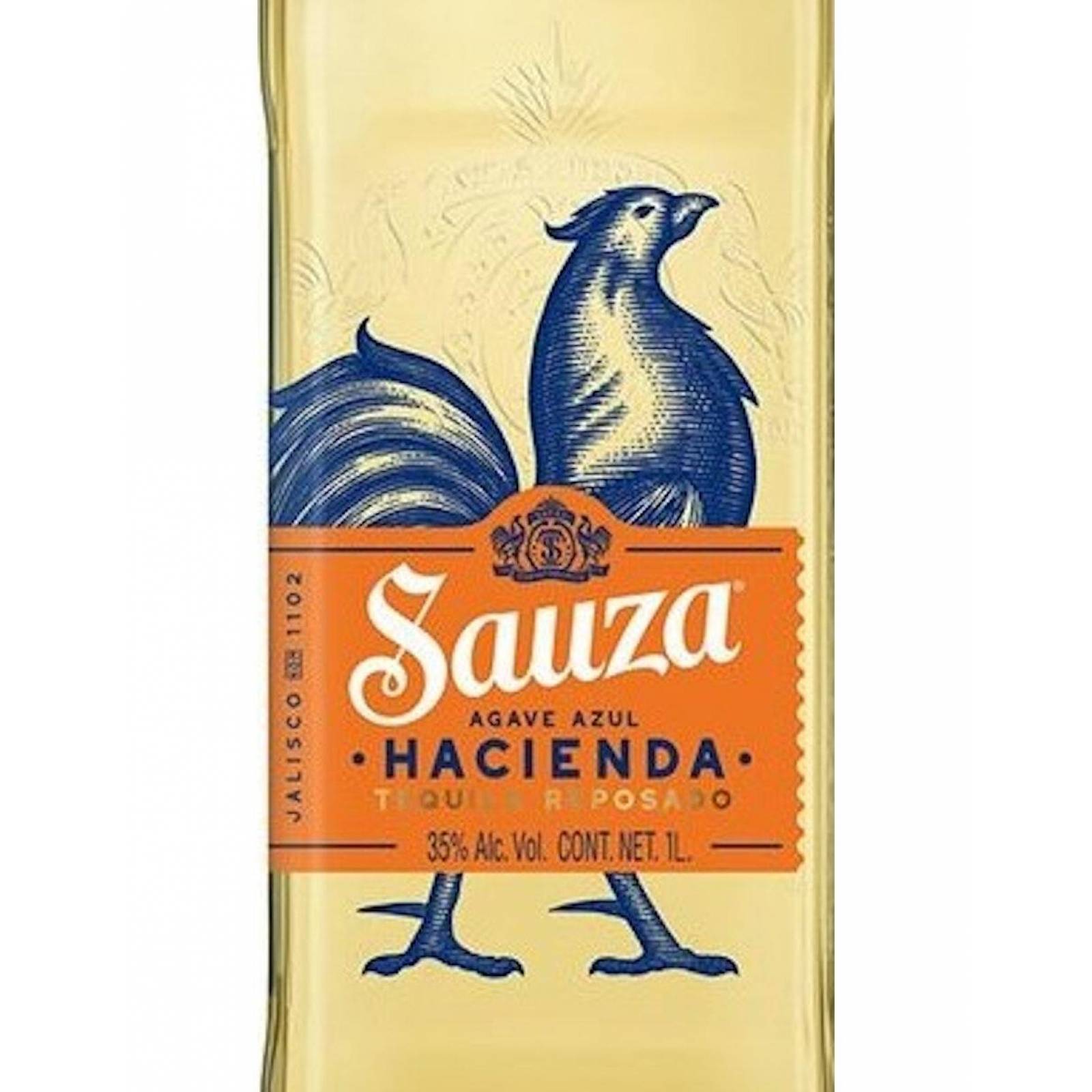 Caja de 12 Tequila Sauza Hacienda Reposado 1 L 