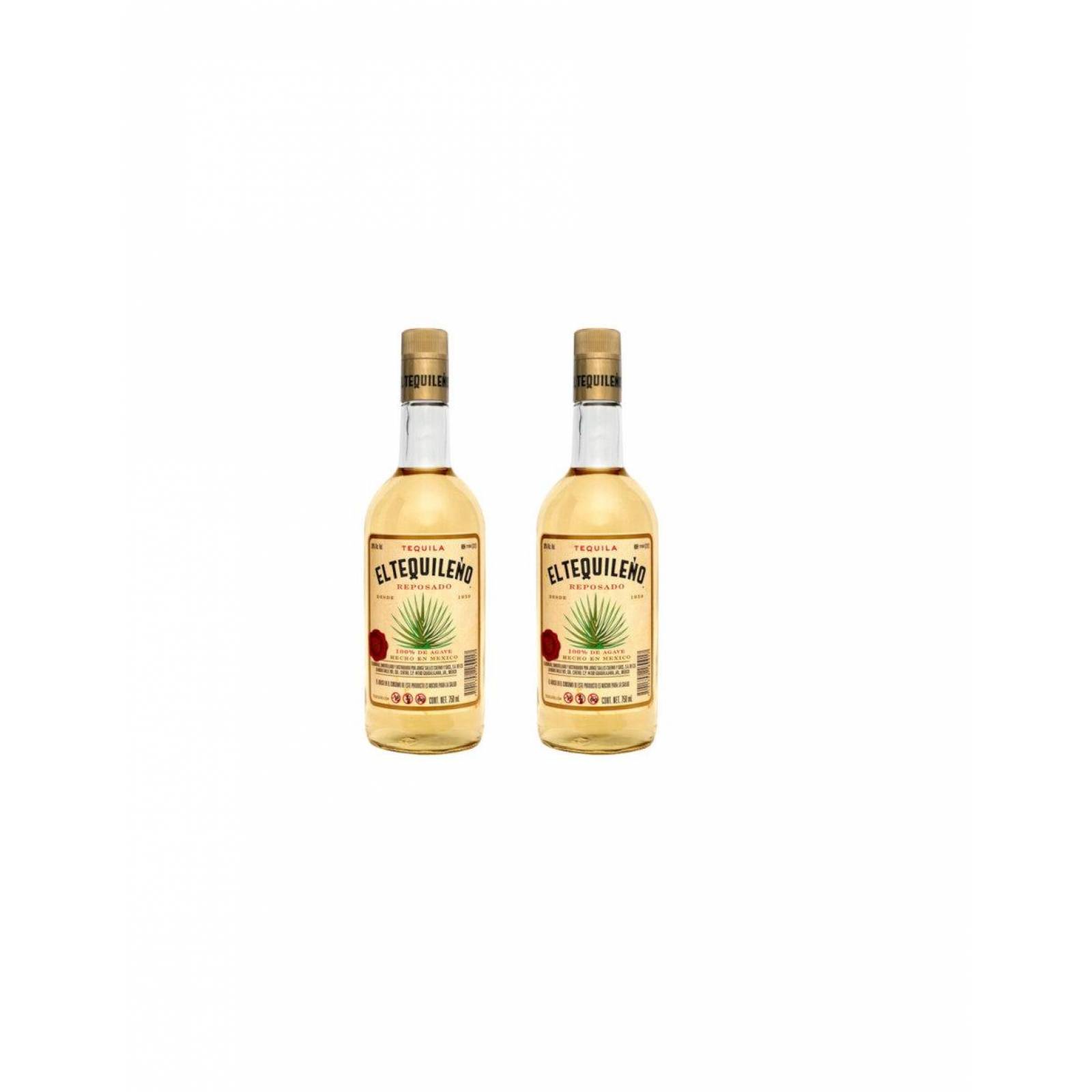 Pack de 2 Tequila Tequileño Reposado 750 ml 