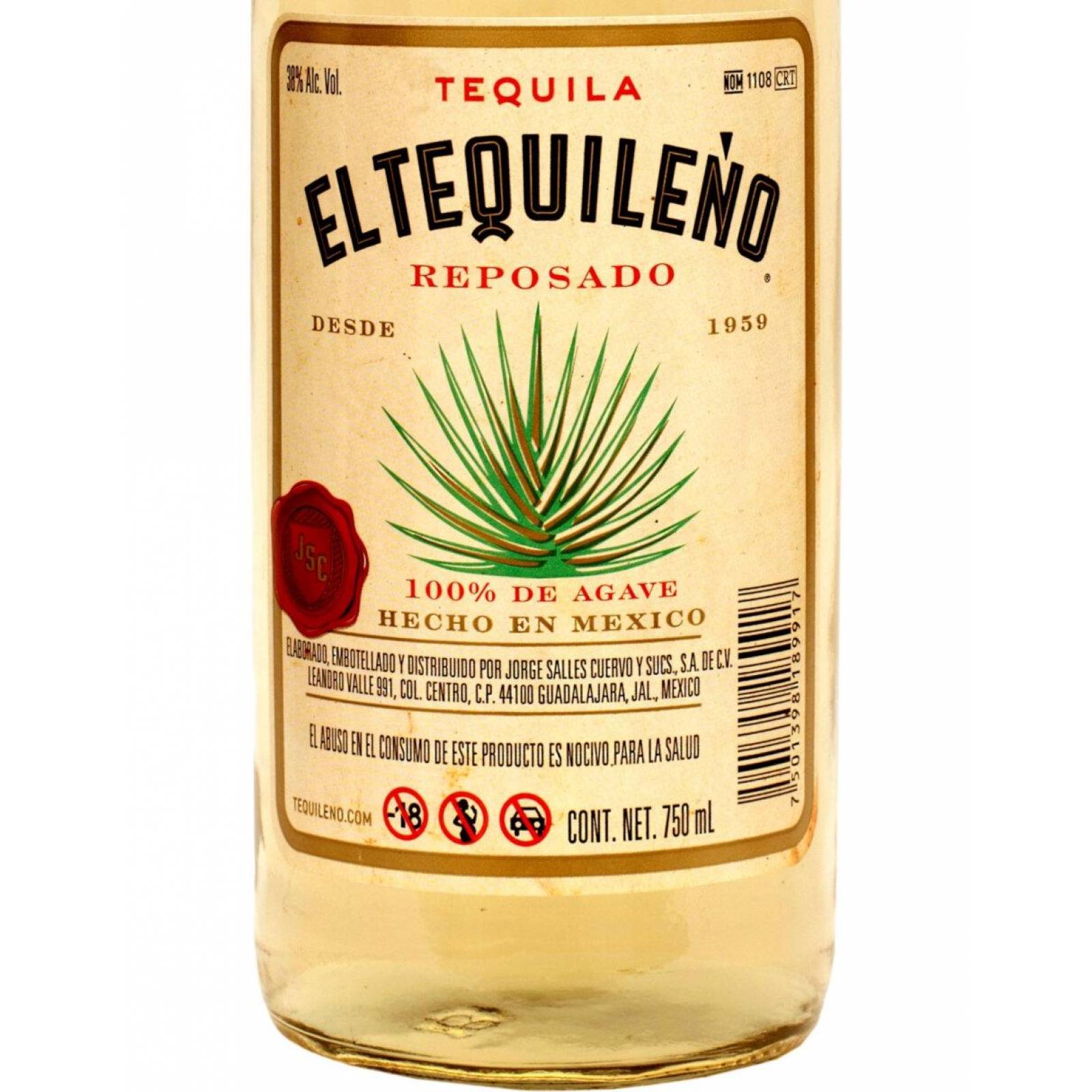 Pack de 2 Tequila Tequileño Reposado 750 ml 