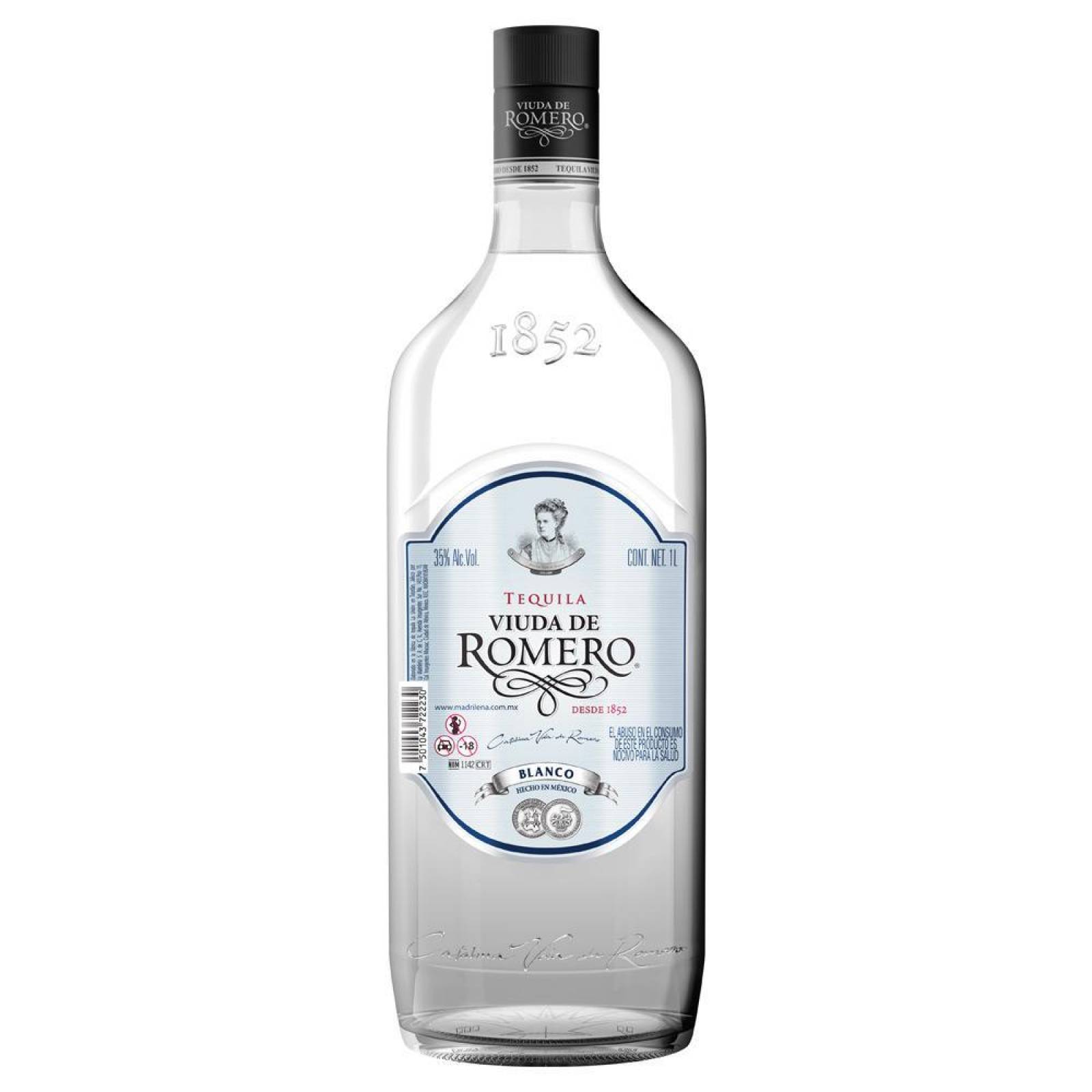 Pack de 2 Tequila Viuda De Romero Blanco 1 L 