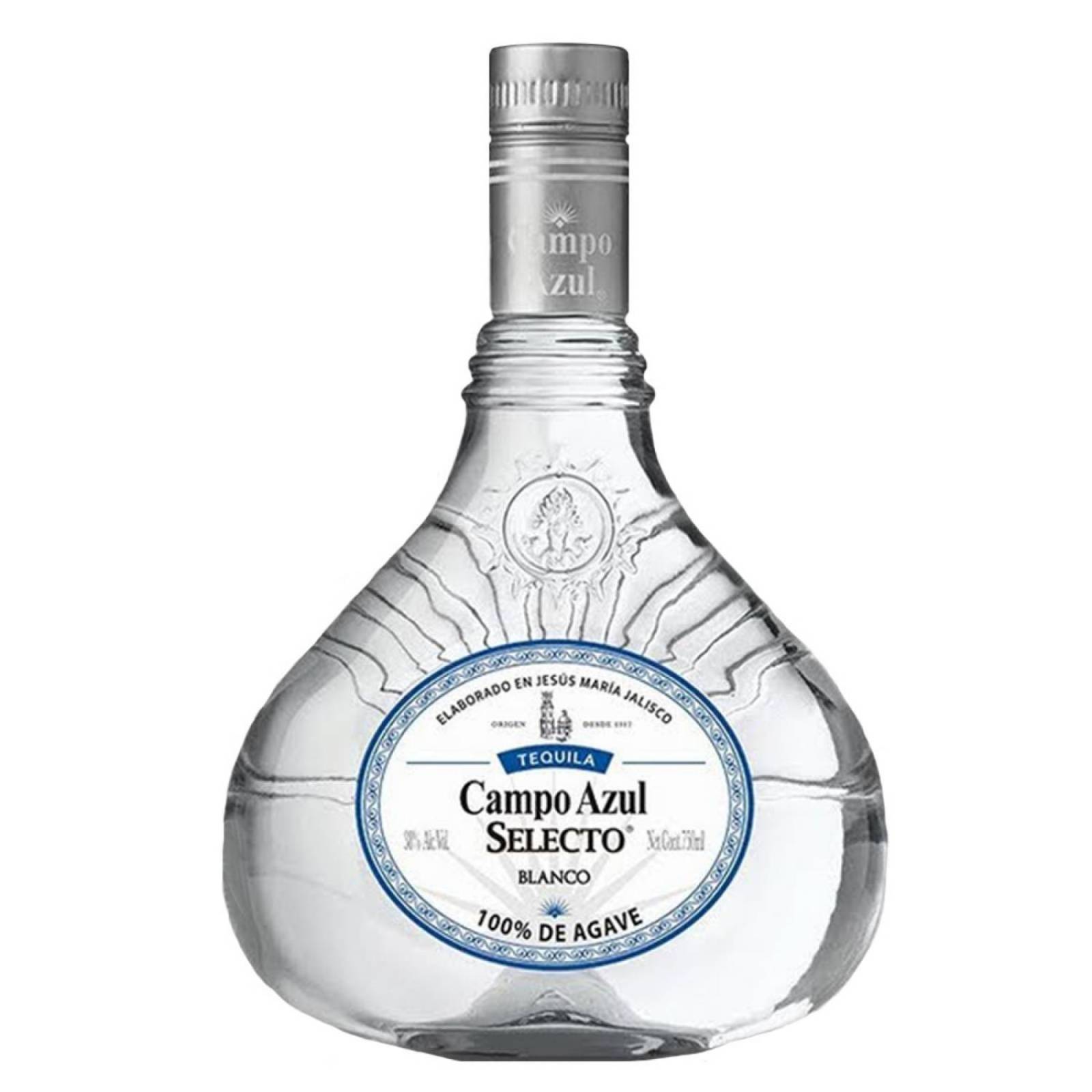 Tequila Campo Azul Selecto Blanco 750 ml 