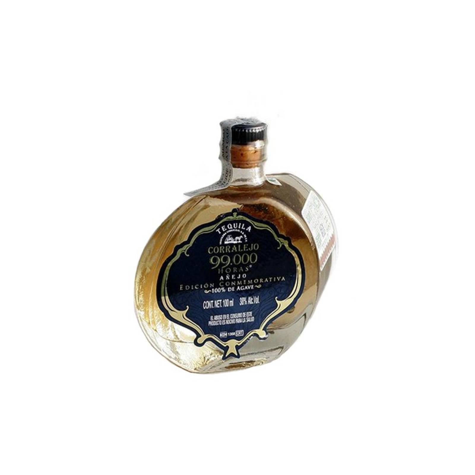 Pack de 6 Tequila Corralejo 99,000 Horas Añejo Mini 100 ml 