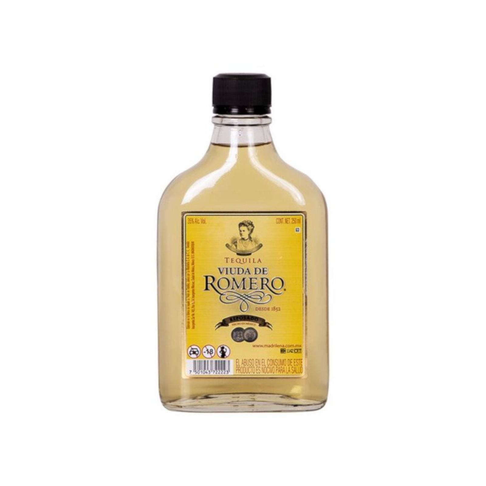 Tequila Viuda De Romero Reposado 250 ml 