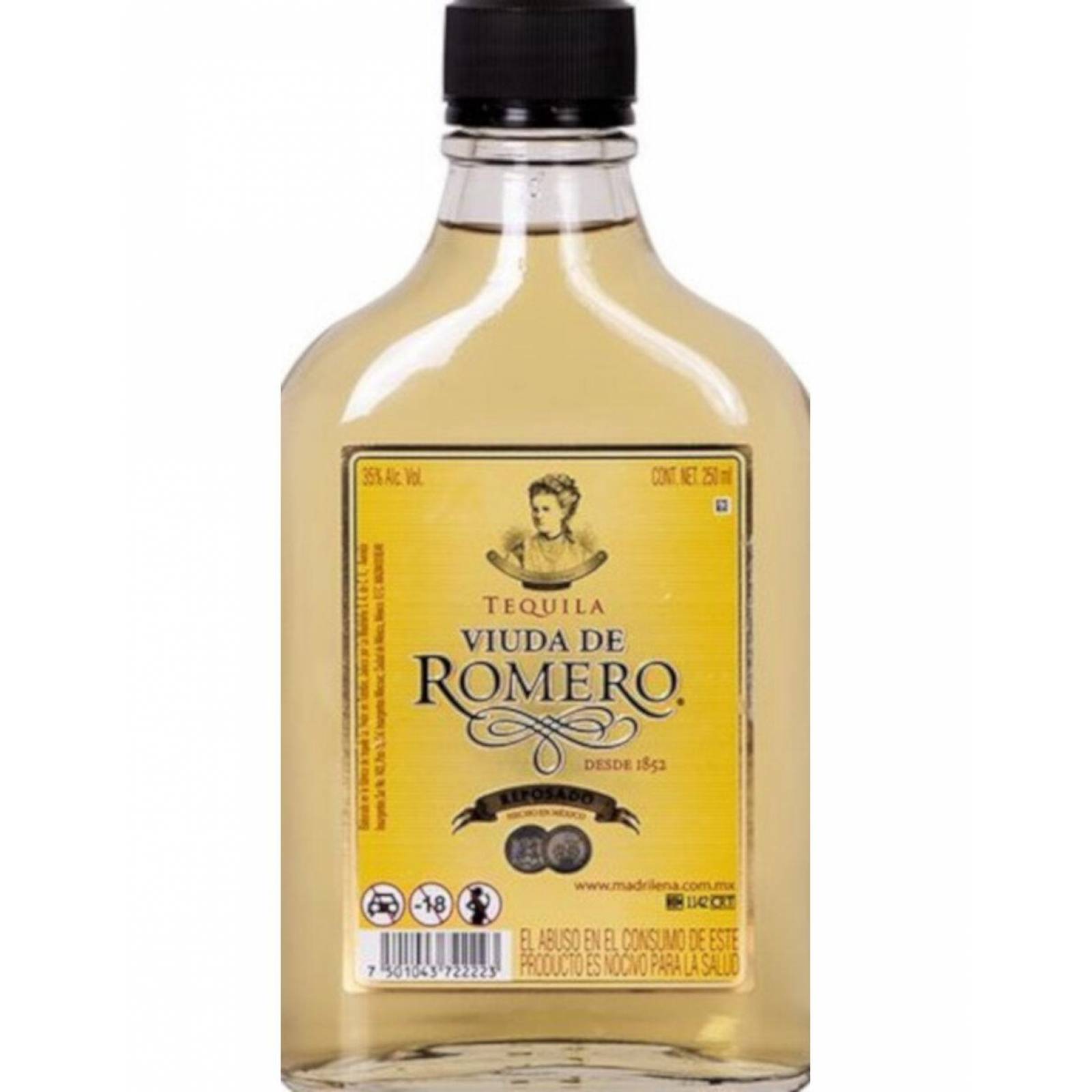 Tequila Viuda De Romero Reposado 250 ml 