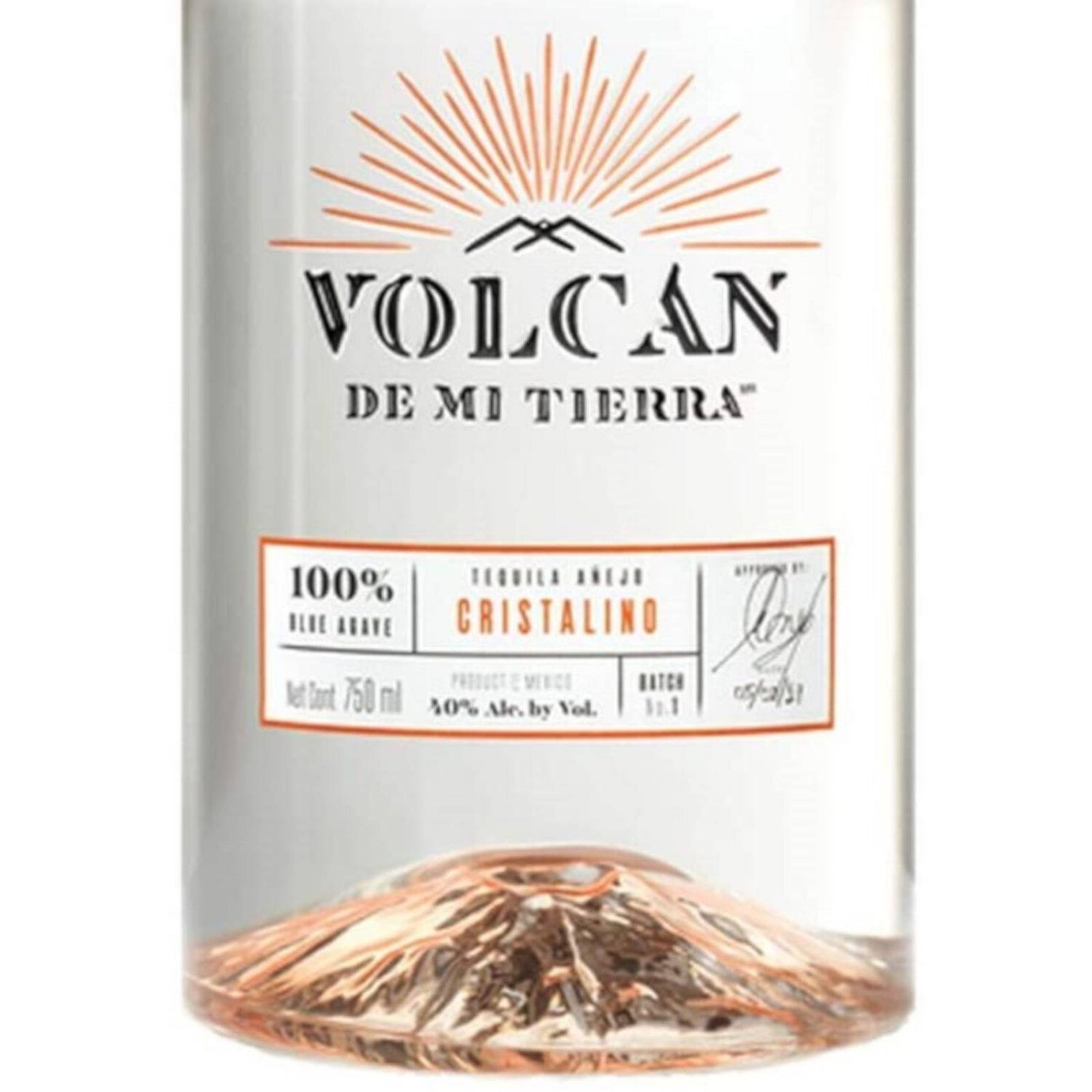 Tequila Volcán De Mi Tierra Cristalino 750 ml