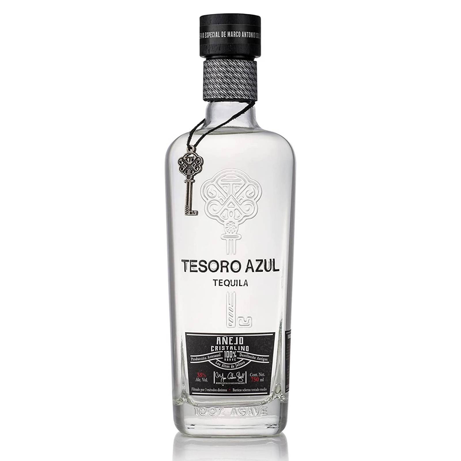 Tequila Tesoro Azul Cristalino 750 ml 
