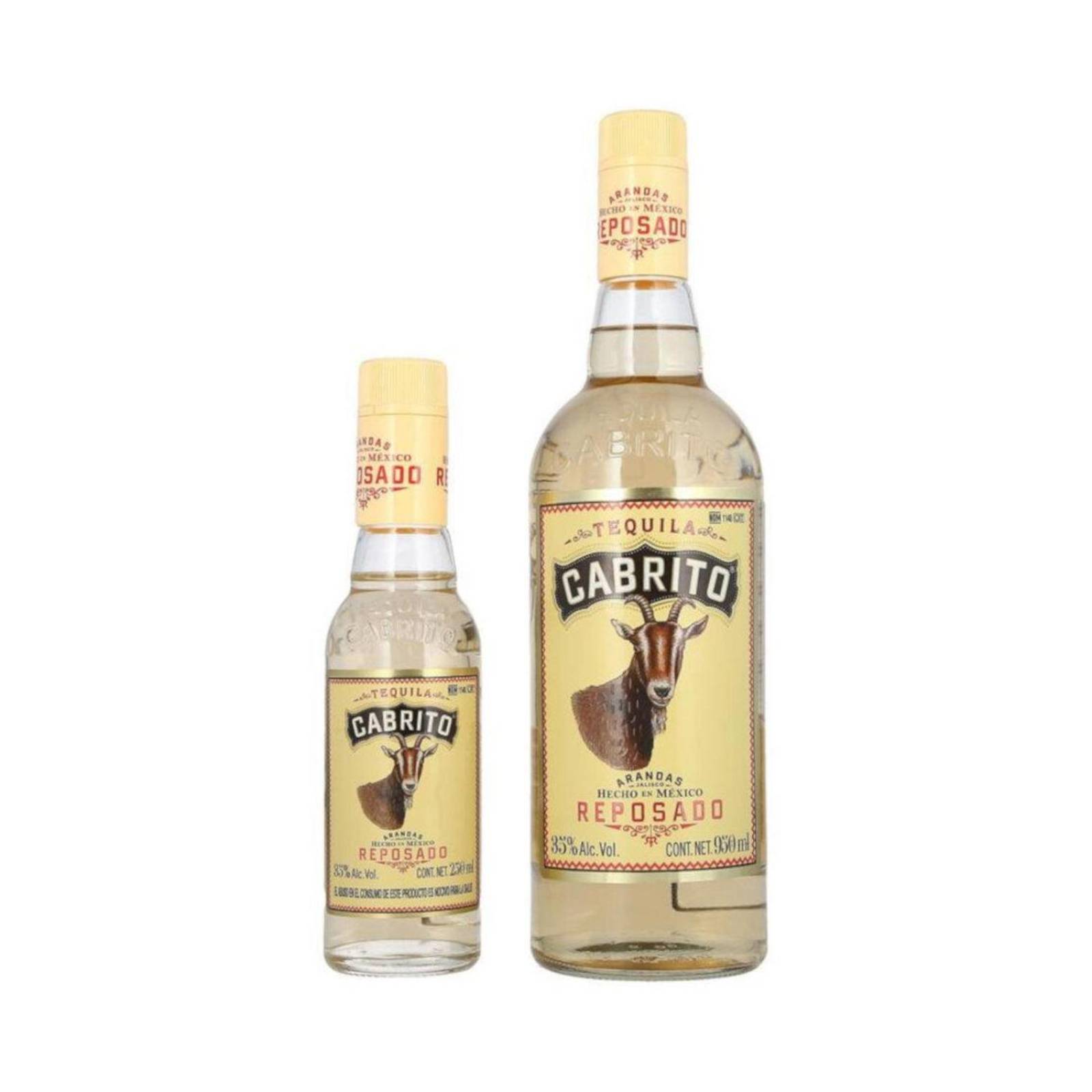 Tequila Cabrito Reposado de 950 ml + mini 250 ml