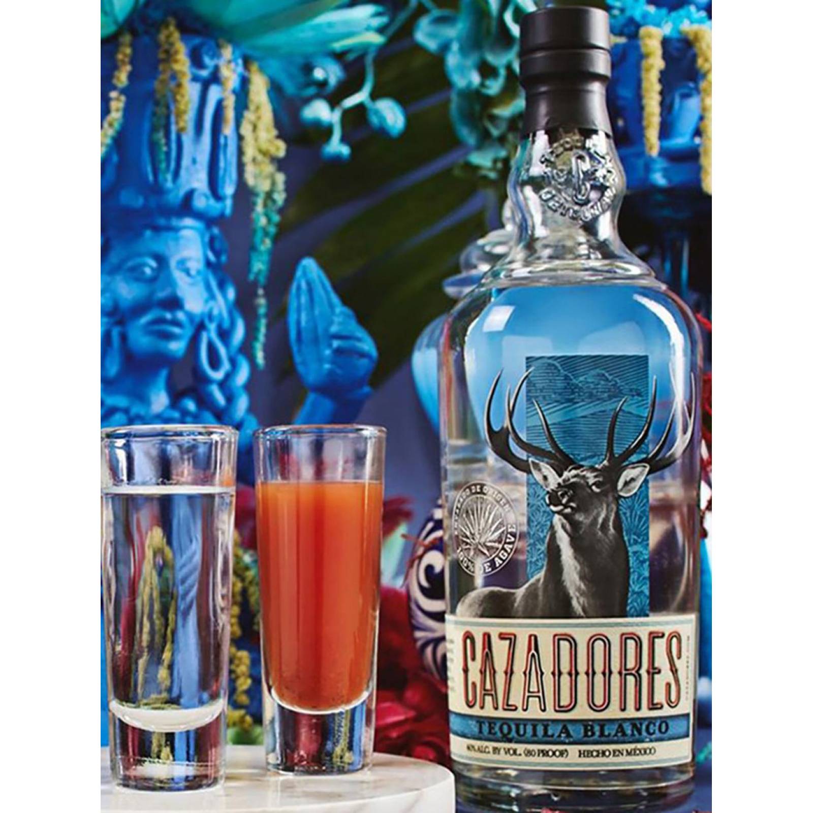 Caja de 12 Tequila Cazadores Blanco 700 ml 