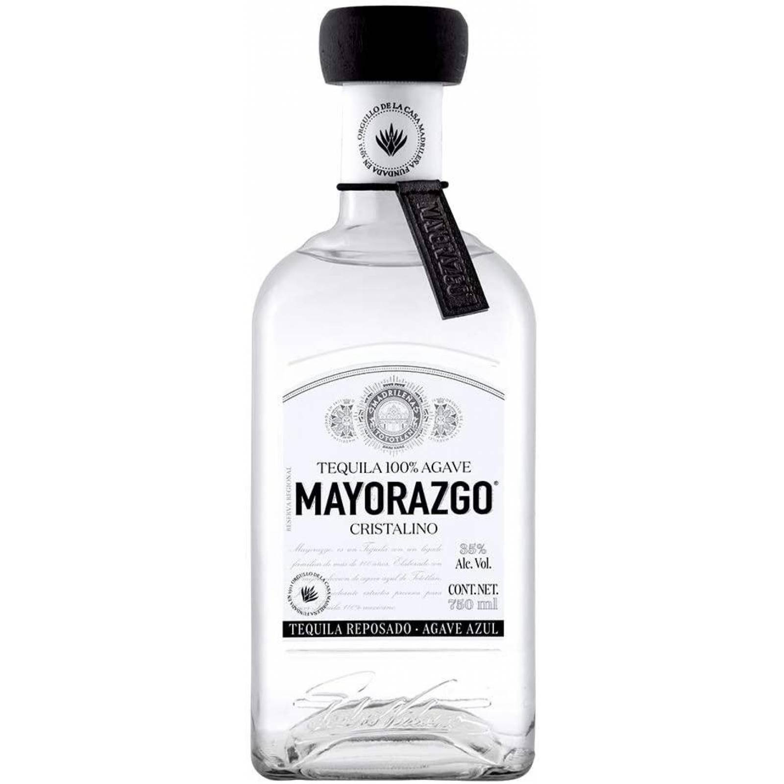 Pack de 4 Tequila Mayorazgo Reposado Cristalino 750 ml 