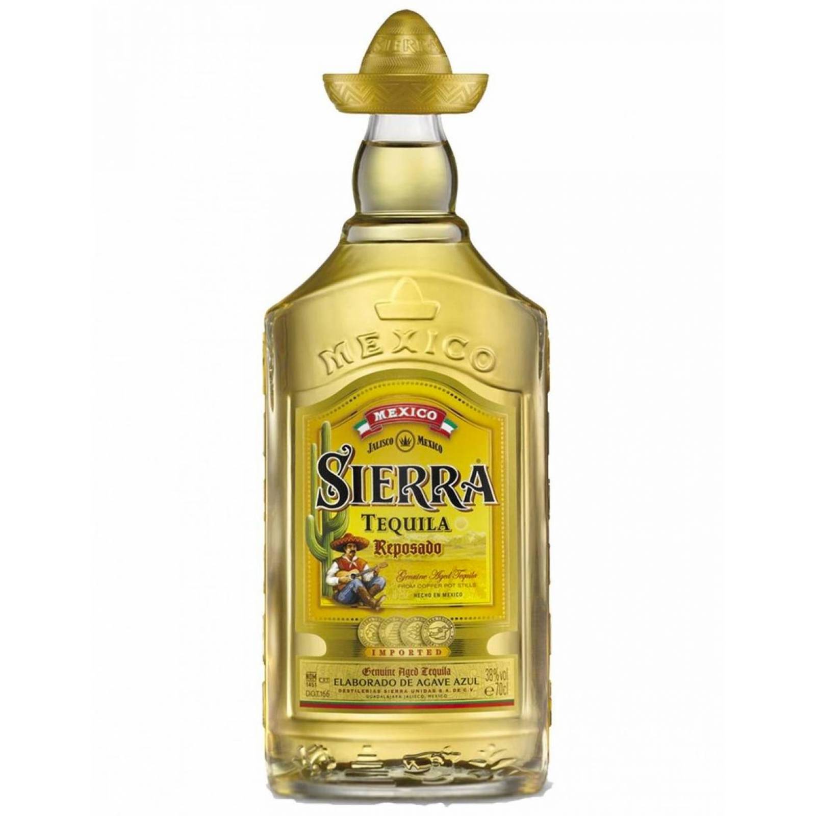 Pack de 4 Tequila Sierra Reposado 700 ml 