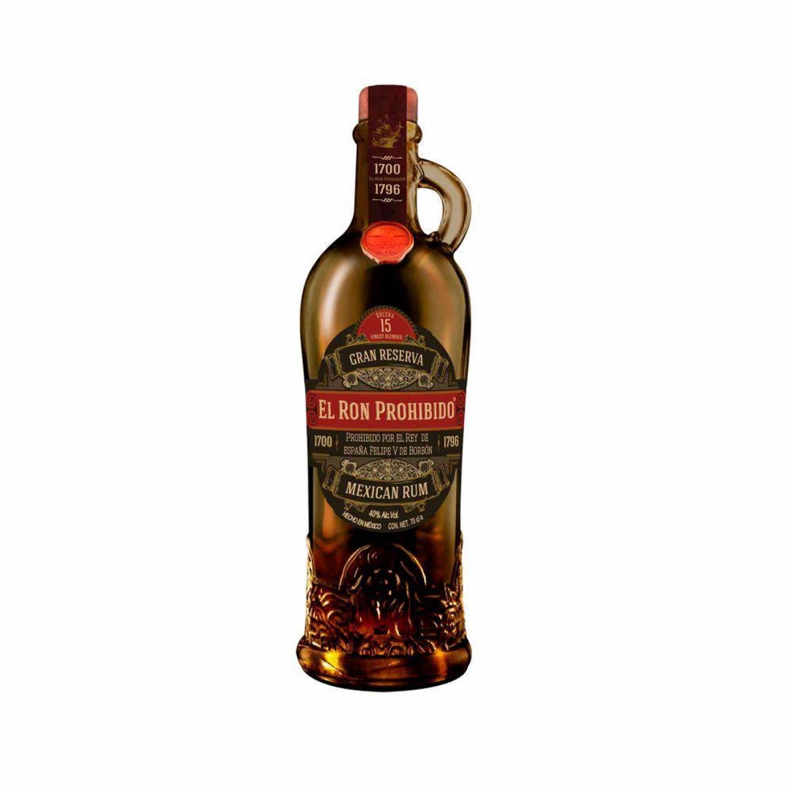 Pack de 12 Ron Prohibido 15 Años Gran Reserva 750 ml 