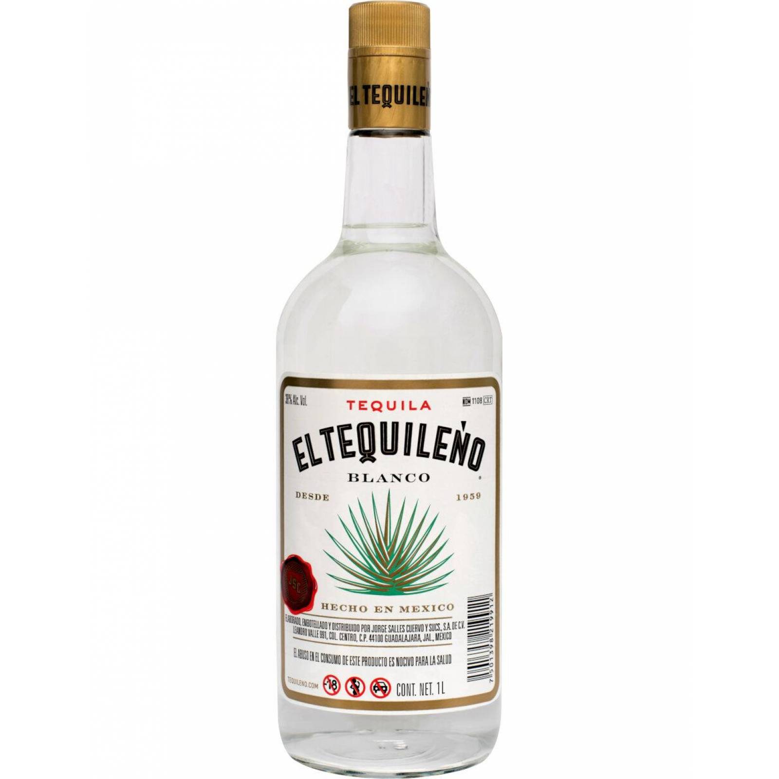 Tequila Tequileño Blanco 1 L