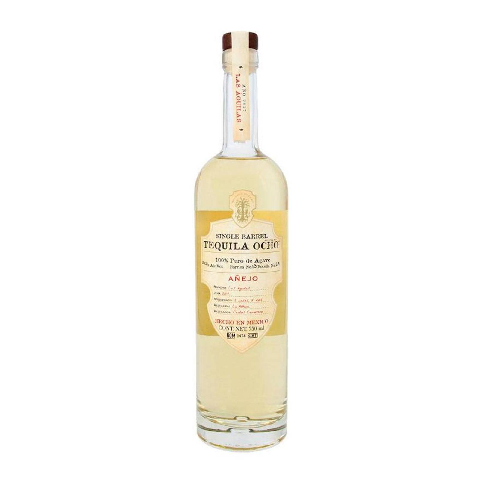 Tequila Ocho Añejo Single Barrel 750 ml 