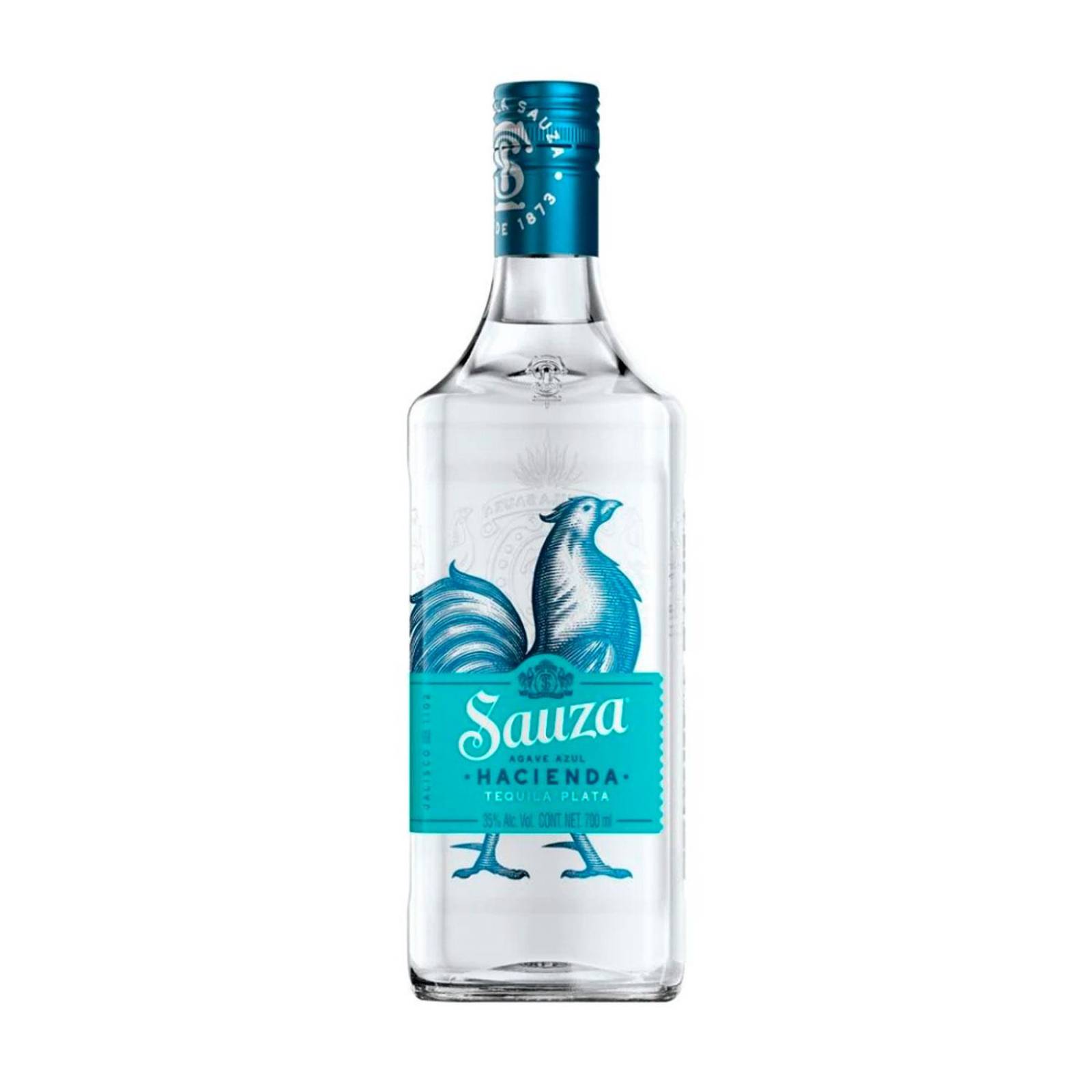 Tequila Sauza Hacienda Plata Blanco 1L 