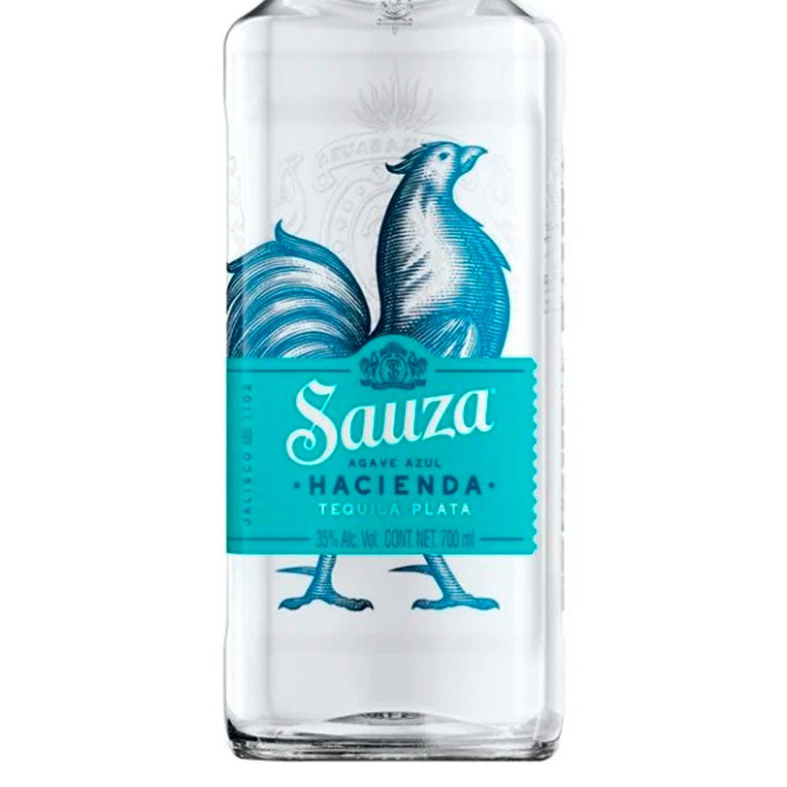 Tequila Sauza Hacienda Plata Blanco 1L 