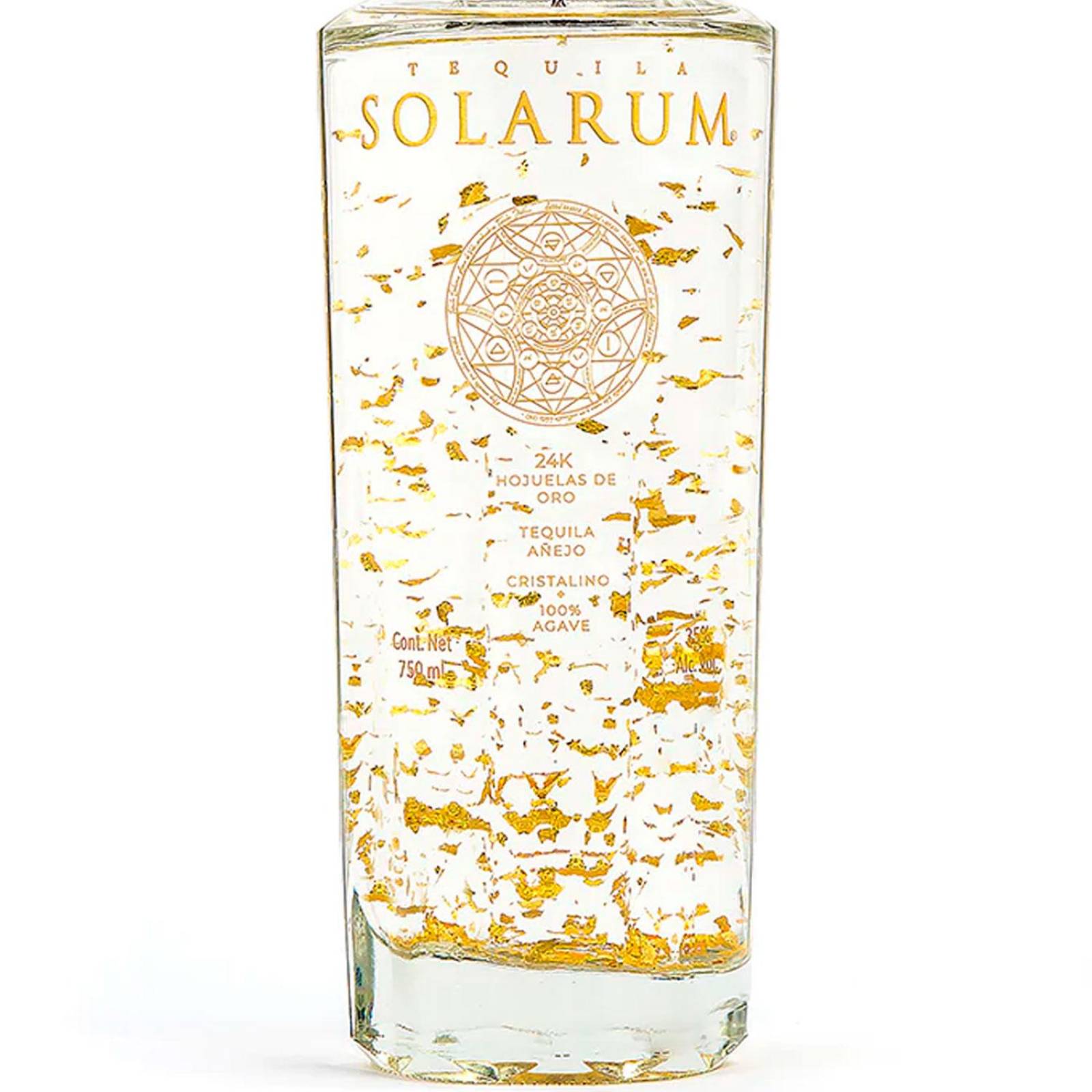 Tequila Solarum Añejo Cristalino 750 ml 