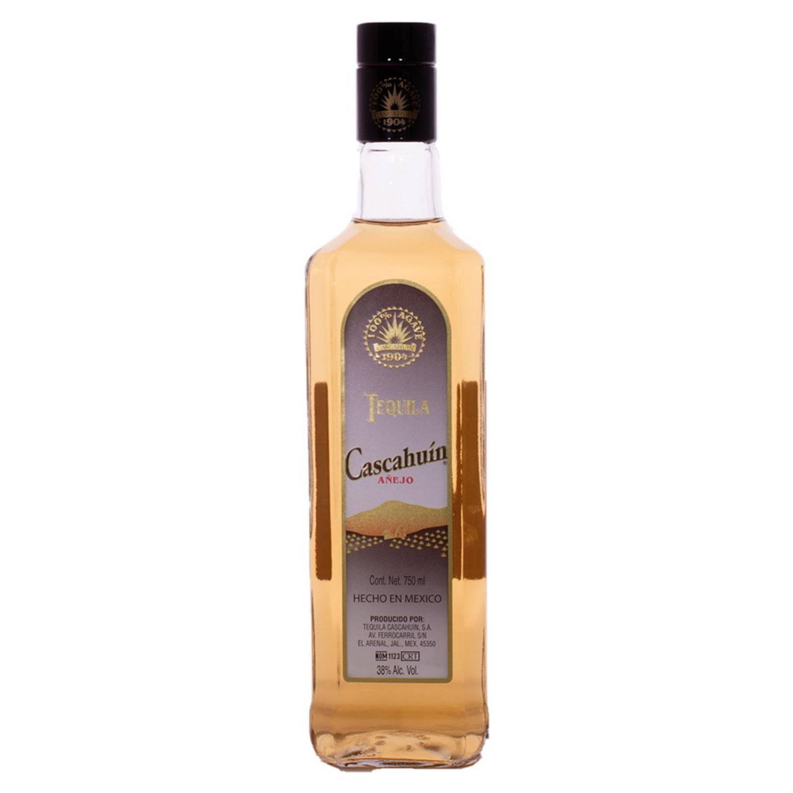 Tequila Cascahuin Añejo 750 ml 